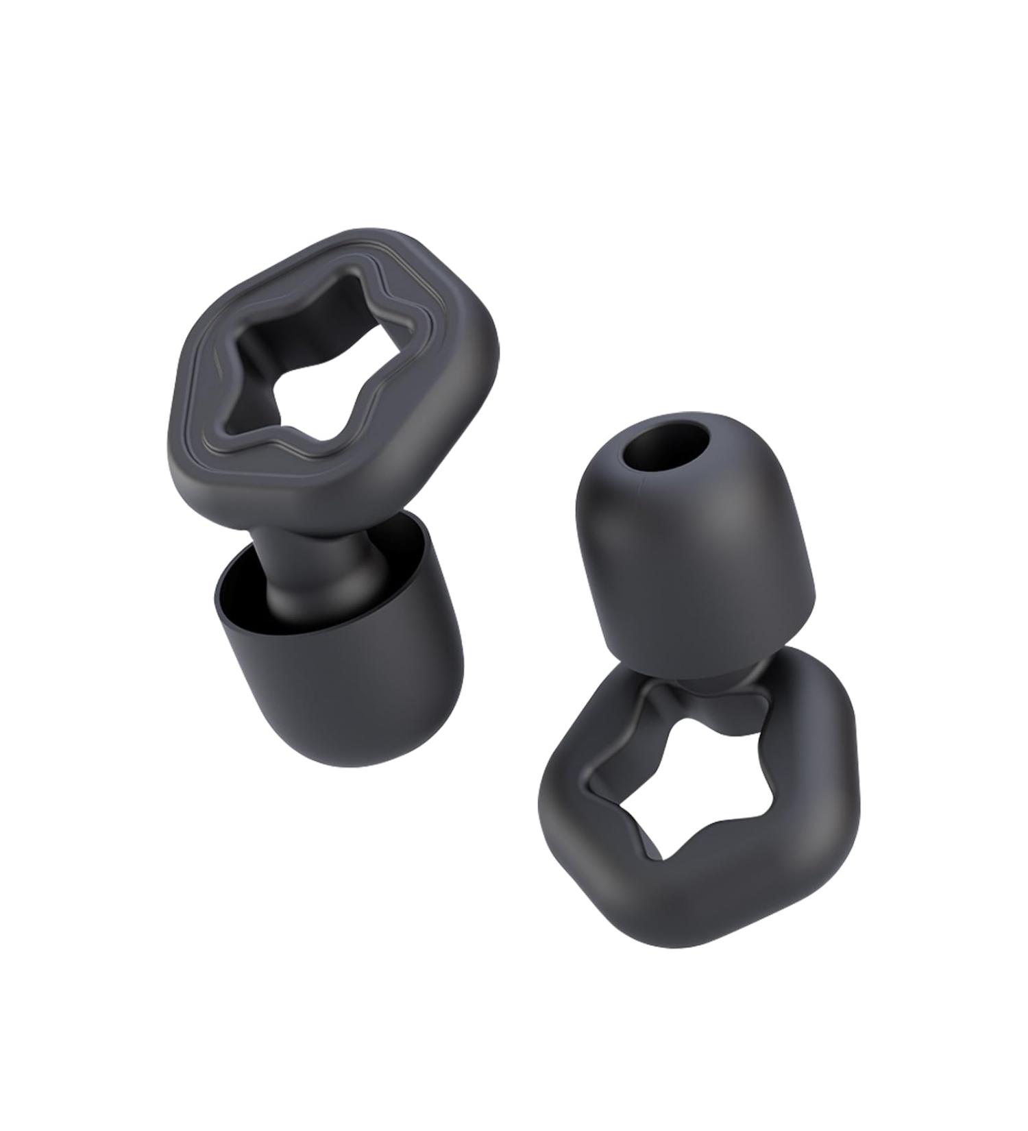 Silicone Earplugs for Sleeping & Swimming | Noise Reduction | 3 Colors & Models | Black White Pink - Buy Online on GoSupps.com