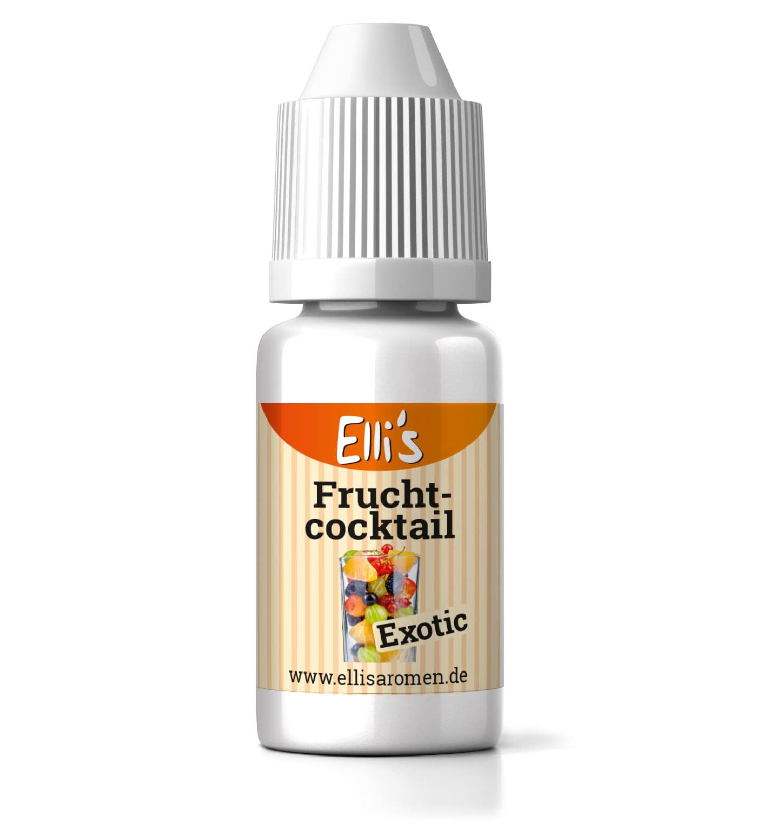 Ellis Aromas Fruit Cocktail Flavoring | Natural Identical Food Flavor for Drinks | 10 ml - Enhance Your Recipes - Buy Online on GoSupps.com