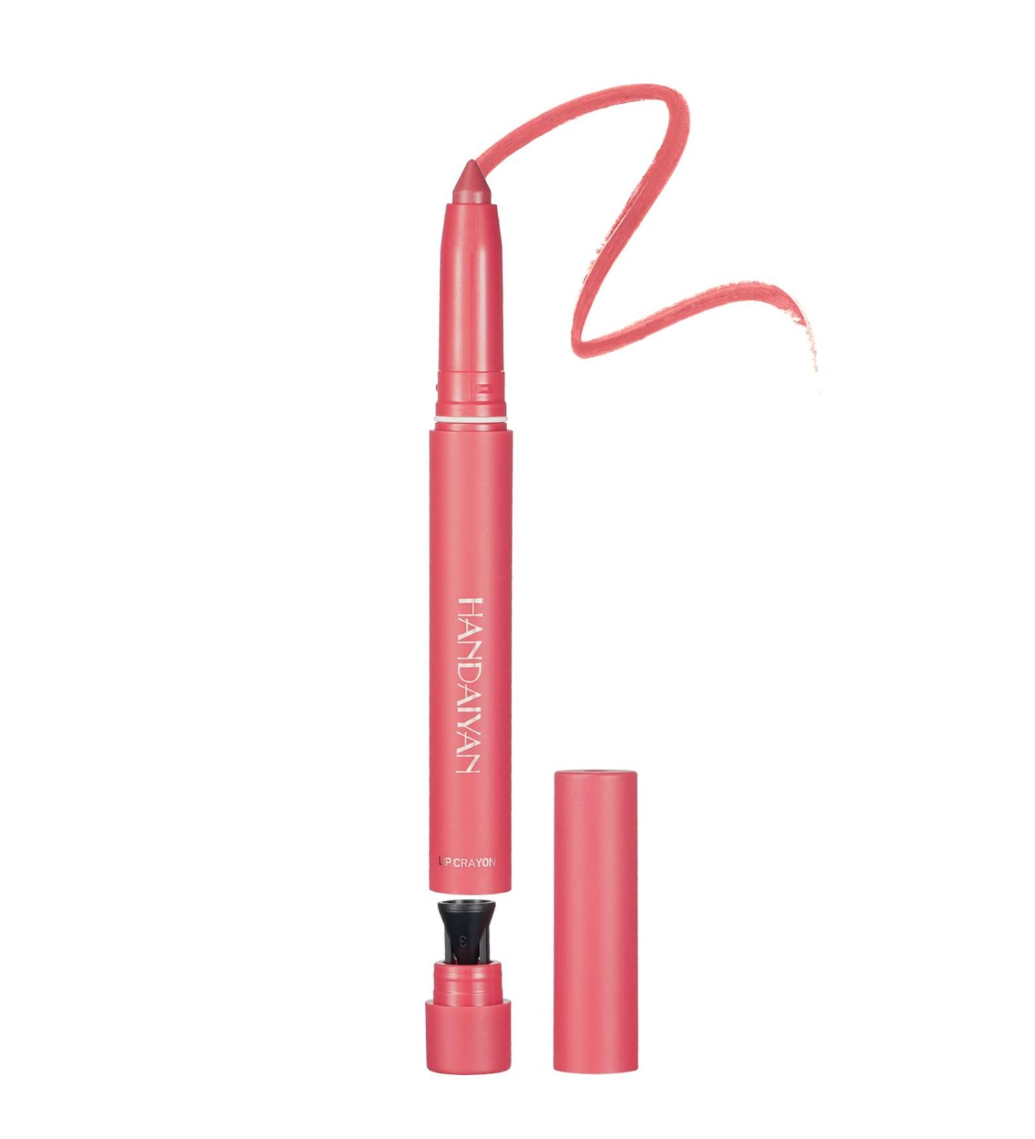  Cbincn Matte Velvet Pencil Lipstick Long Lasting Non Fading Lip Liner Lipstick Matte Light Crayon Lipstick with Built-in Sharpener Rotary Cut Dual Purpose - Buy Online on GoSupps.com