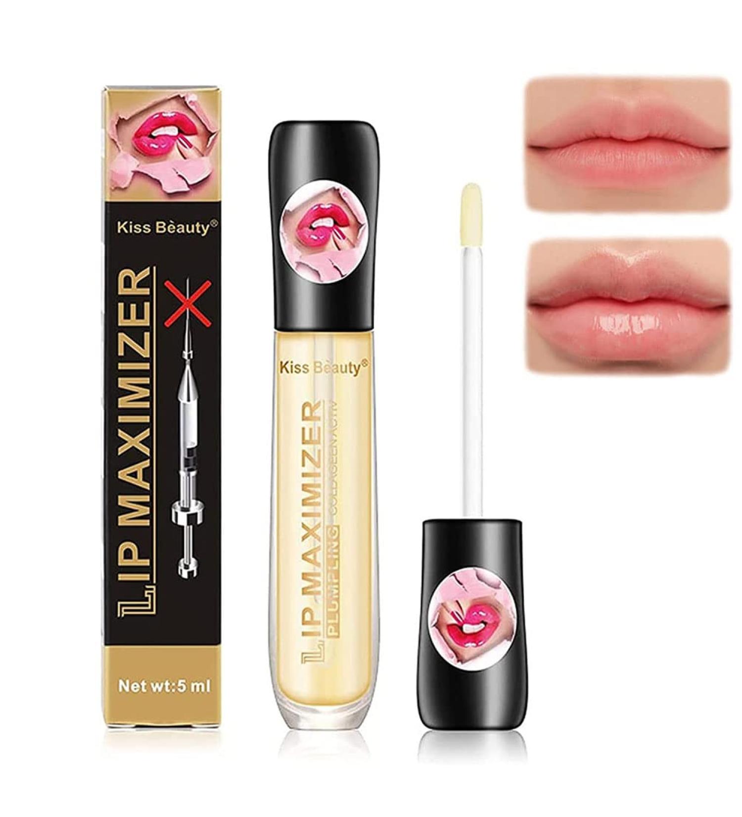 ZARICS Cozzo Lip Plumper Gloss with Vitamin E - Moisturizing Lip Care Serum for Instant Plump and Reduce Fine Lines (1Pcs) - Buy Online on GoSupps.com