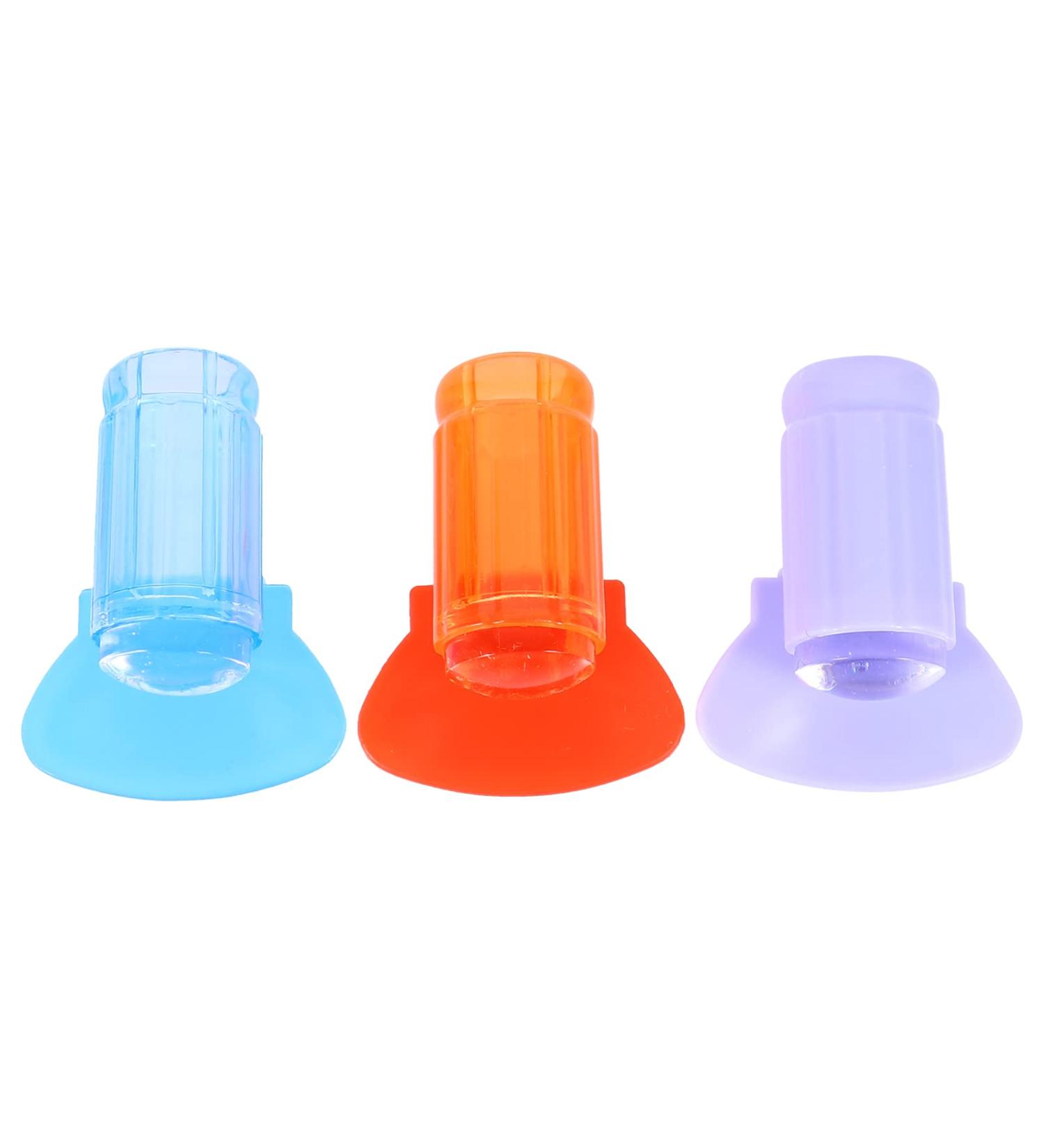 Solustrie Nail Art Silicone Stamp - 6-Piece Clear Image Plate for Perfect Nail Designs | International Shipping Available - Buy Online on GoSupps.com