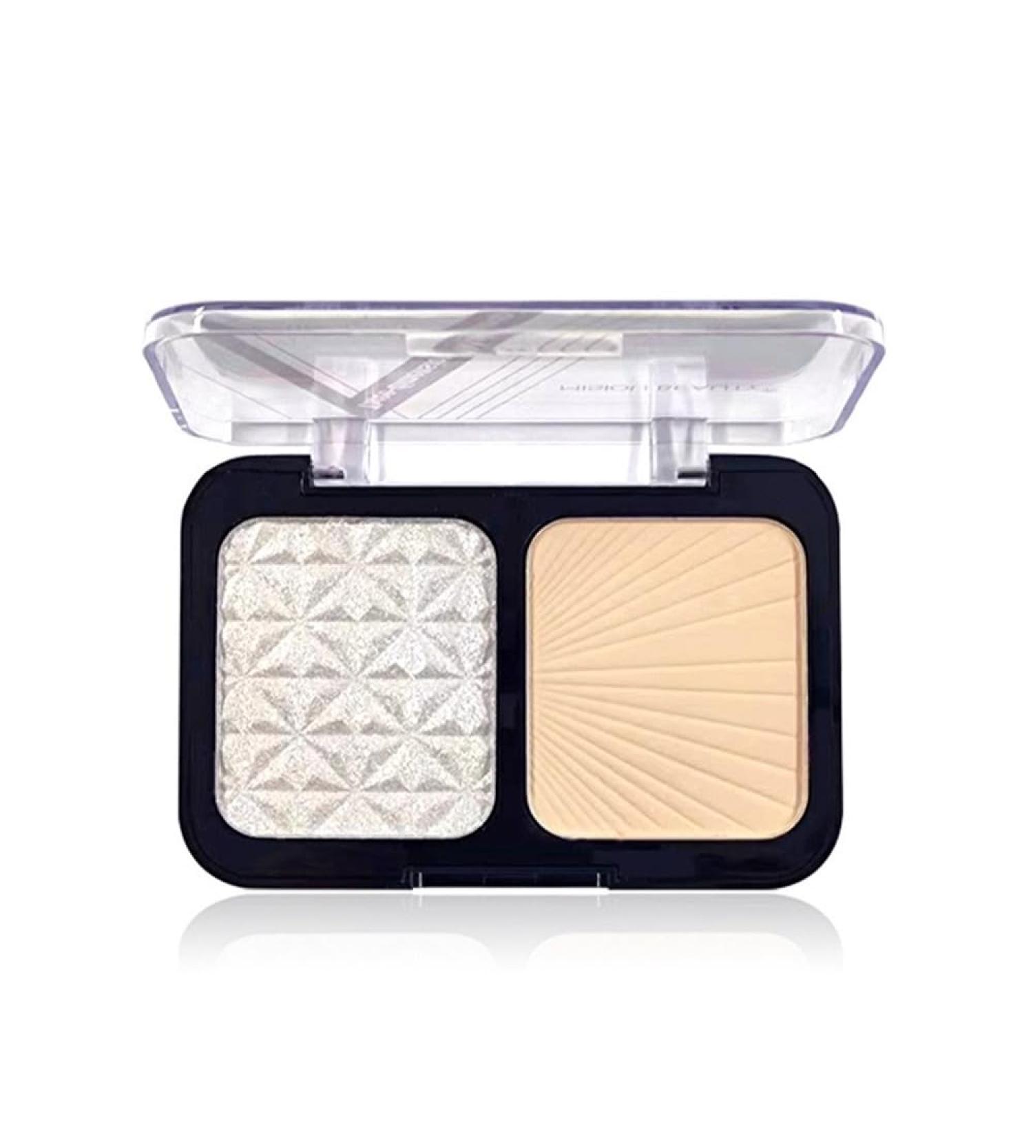 Highlighter Makeup Palette & Setting Powder Set | Long-Lasting Glitter & Matte Finish - 0.04oz | International Shipping Available - Buy Online on GoSupps.com