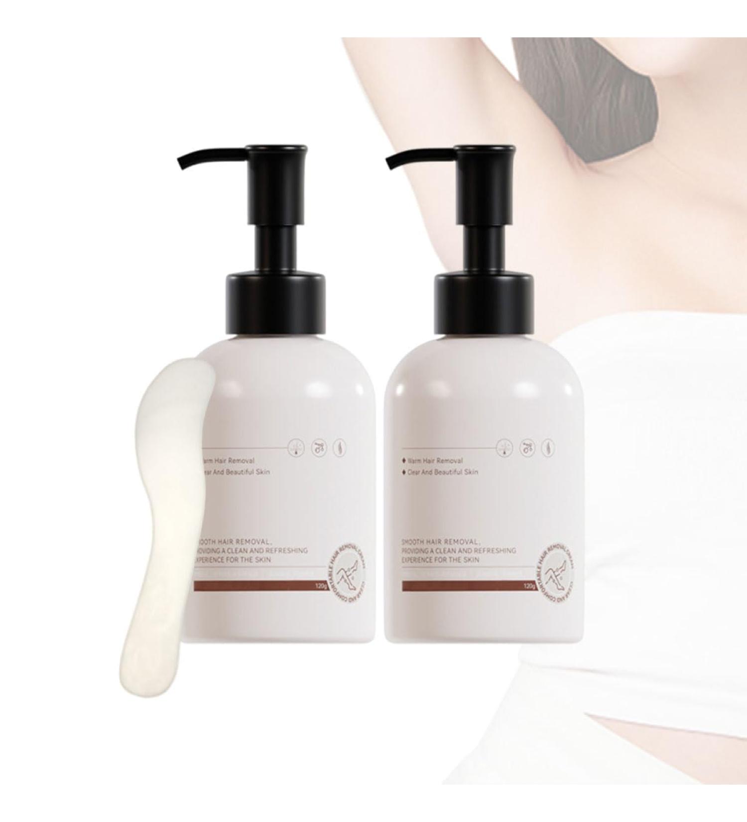 120g Mild Hair Removal Cream Suitable for Multiple Body Parts Soft Body Skin Gentle Hair Removal Cream for Sensitive Skin 2PCS - Buy Online on GoSupps.com