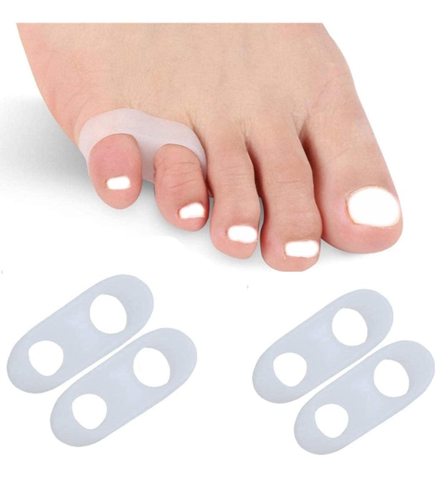Buy No. 4 Silicone Toe Spreader for Hallux Valgus - Foot Pain Relief & Overlapping Toe Correction - Buy Online on GoSupps.com