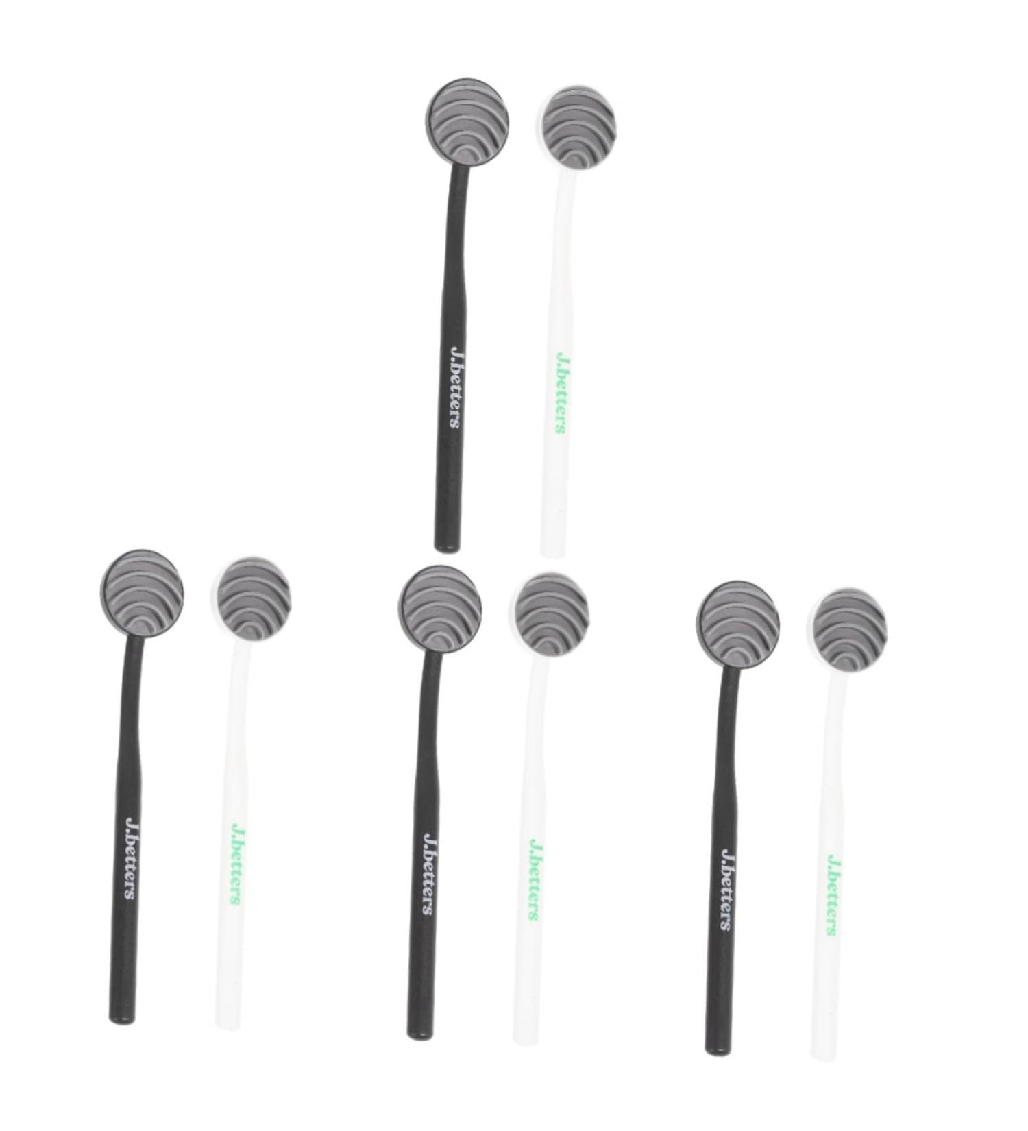 Gatuida 8pcs Tongue Cleaning Brush Set PP Oral Care for Kids & Adults | Various Colors | 18.5x3.5CM - Buy Online on GoSupps.com