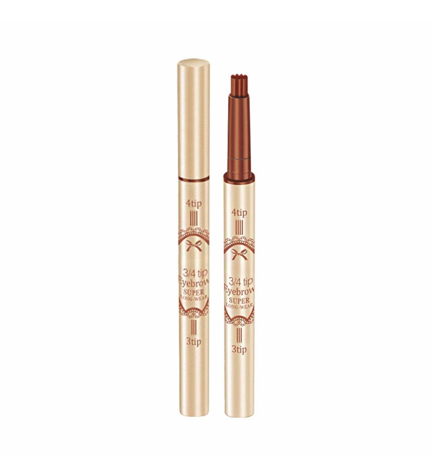 Brow Chow Warm Eyebrow Pen | Microblading Pencil with Micro Fork Tip | Natural Looking Brows | Glow in The Dark Eyeliner - Buy Online on GoSupps.com