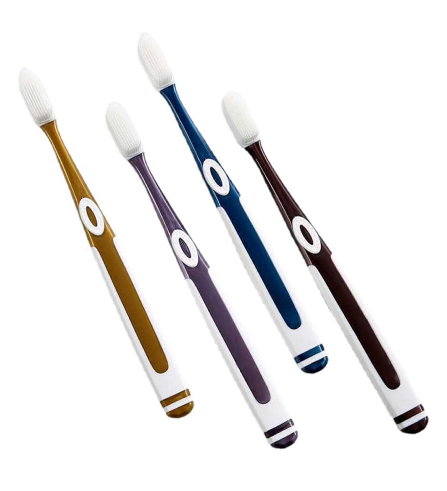 Shop Sewoart 4-St Nano Toothbrush - Soft Bristles for Adults & Kids | Healthy Oral Care Tools - Buy Online on GoSupps.com