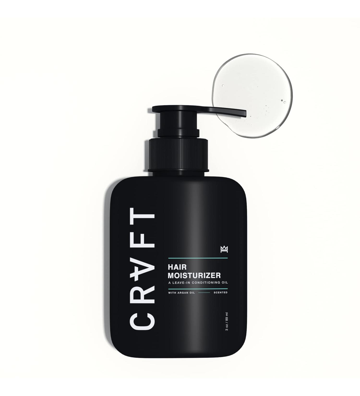 CRVFT Daily Leave-in Conditioner for Men | 30 Day Oil Supply | Hair Moisturizer & Oil for Dry/Damaged Hair | 3oz Scented Hair Care - Buy Online on GoSupps.com