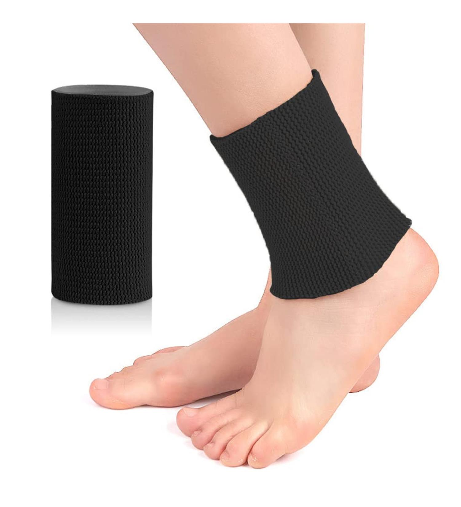 Gel Ankle Sleeve - Ankle Support Compression Sleeve for Men & Women | Foot Pain Relief & Injury Protection for Basketball & Running - Buy Online on GoSupps.com