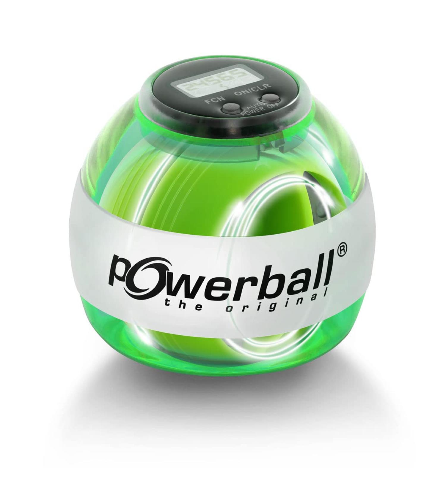 Powerball Max Green - Gyroscopic Hand Trainer with Green Light & Speed Meter | Original Kernpower - Buy Online on GoSupps.com