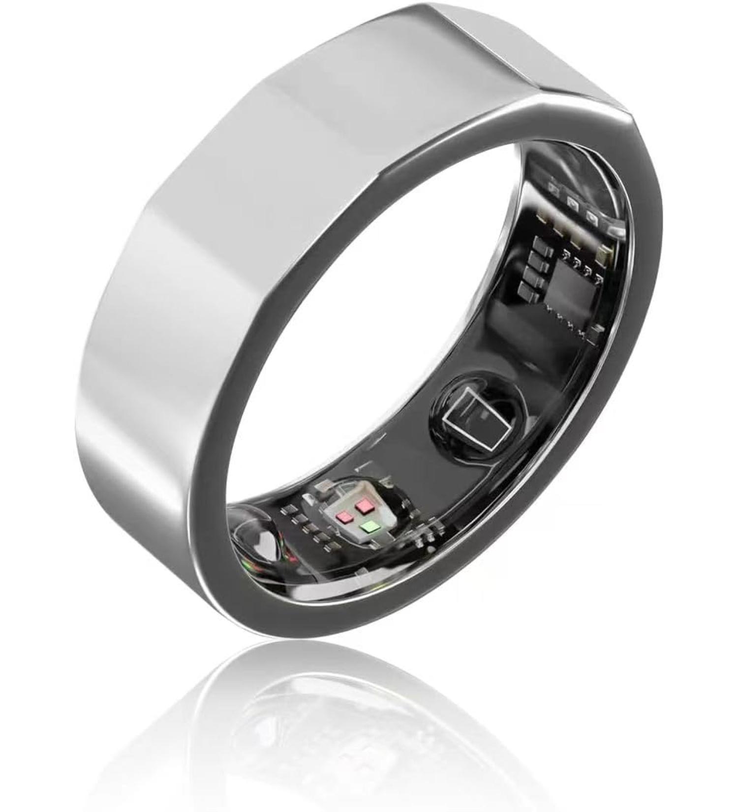 Smart Ring Health Tracker for Blood Oxygen Sleep Tracking Heart Rate Pedometer APP Body Temperature Compatible with iOS and Android Long Endurance NFC Wireless Charging (12) 9 - Buy Online on GoSupps.com