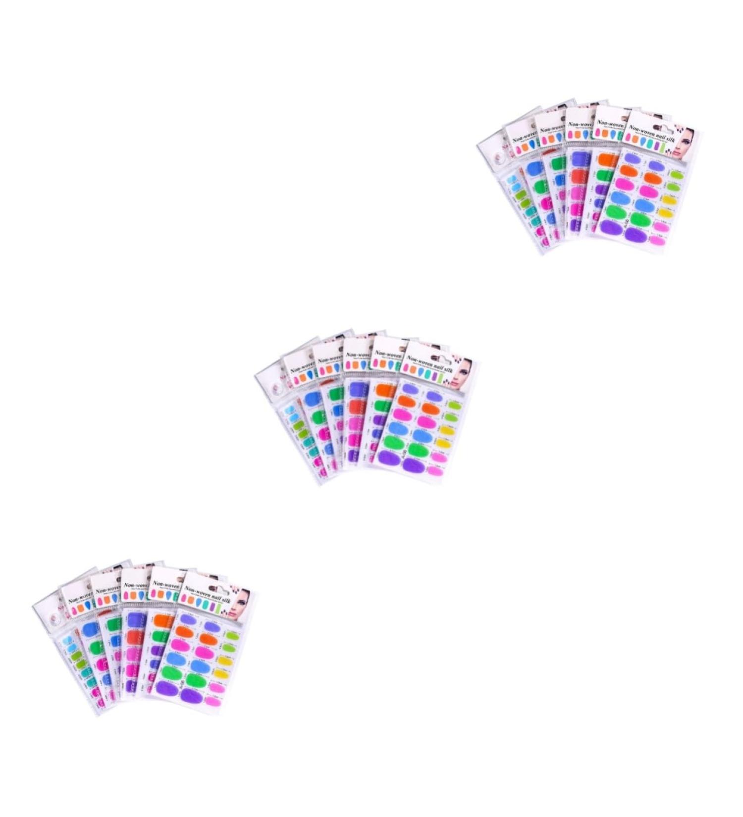 FOMIYES 3 Sets Nail Extension Manicure Tools Professional for Girlfriend Nail Polish Kit Nail Kits Fiberglass Nail Fake Hair Edges Non-woven Nail Out Suite Fiber Sheet - Buy Online on GoSupps.com