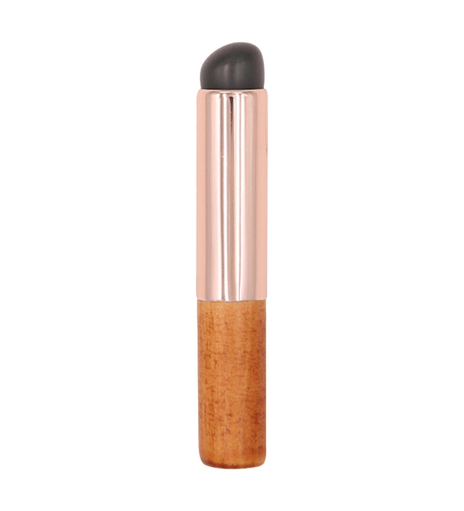 Lip Brush Reusable Lipstick Brush Makeup Brush Makeup Beauty Brushes Soft Travel Beauty Lip Brush Round Tip Silicone Lip Applicator Makeup Beauty Tool for Smoother and Fuller Lip Appearance Wood color - Buy Online on GoSupps.com