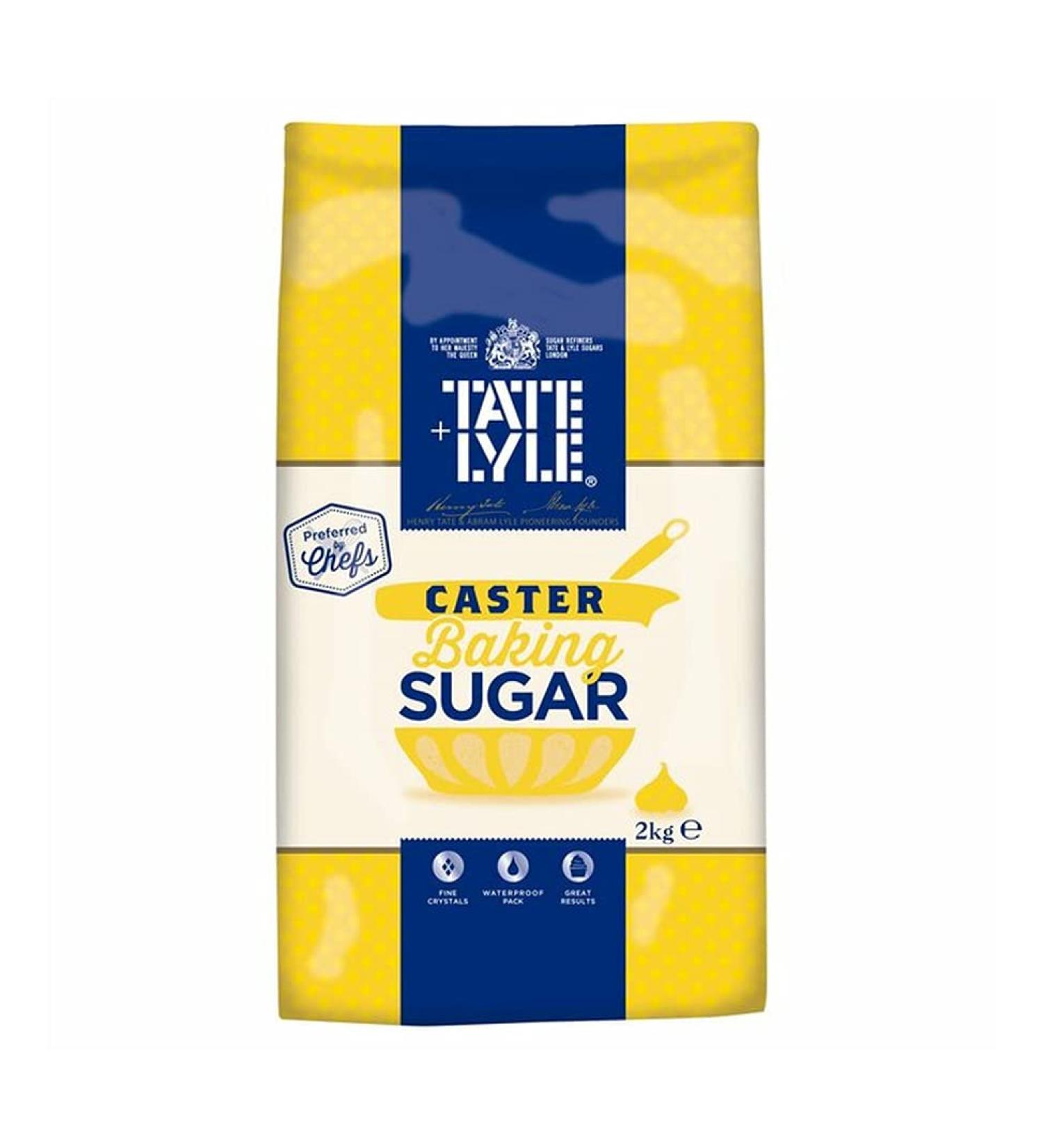 Tate & Lyle Caster Sugar 2KG 2 kg (Pack of 1)