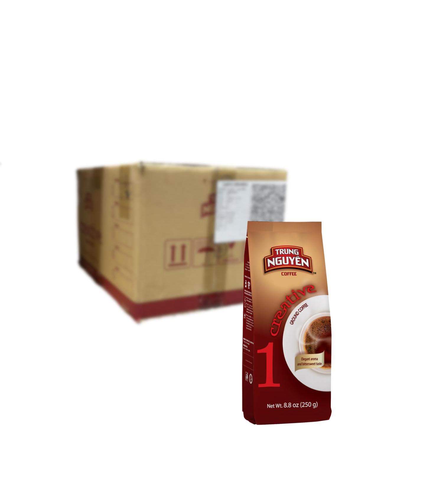 TRUNG NGUYEN Coffee Roasted & Ground Creative 1 Multipack 40 X 250 G - Buy Online on GoSupps.com