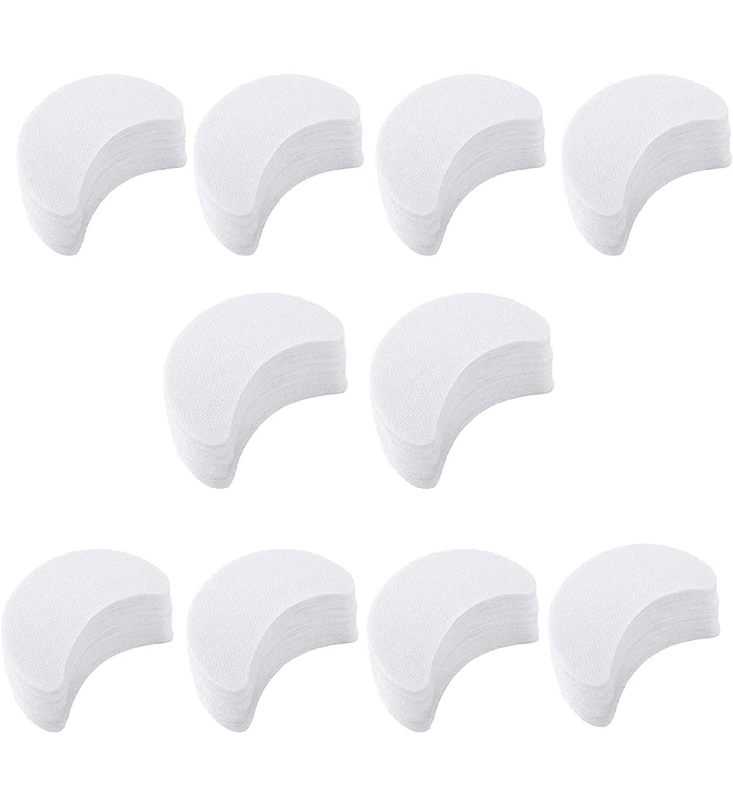 100 Pcs Eyeshadow Shields - Professional Adhesive Under Eye Crease Stickers for Makeup Artists - Perfect for Eyelashes Extension, Perming, Tinting - Lint-Free Gel Pad Included - Buy Online on GoSupps.com