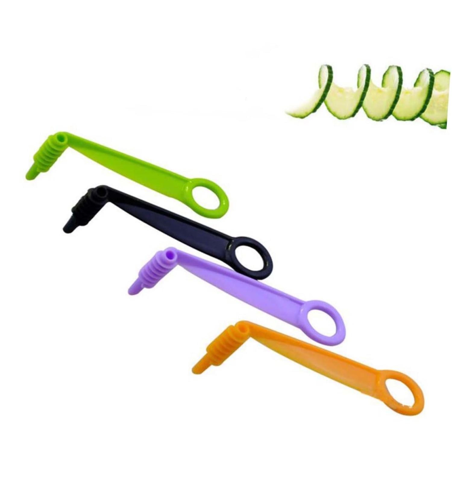 Alipis 1 pc Spiral Cucumber Carrot Slicer Shaving Cutter Helper Color Random Rotary Kitchen - Buy Online on GoSupps.com