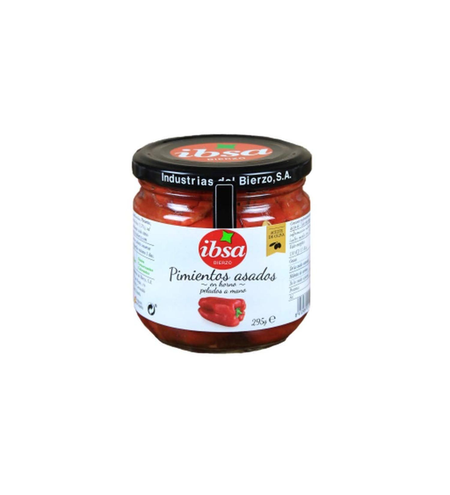 Grilled Red Peppers Marinated in IBSA Olive Oil - 295 gr