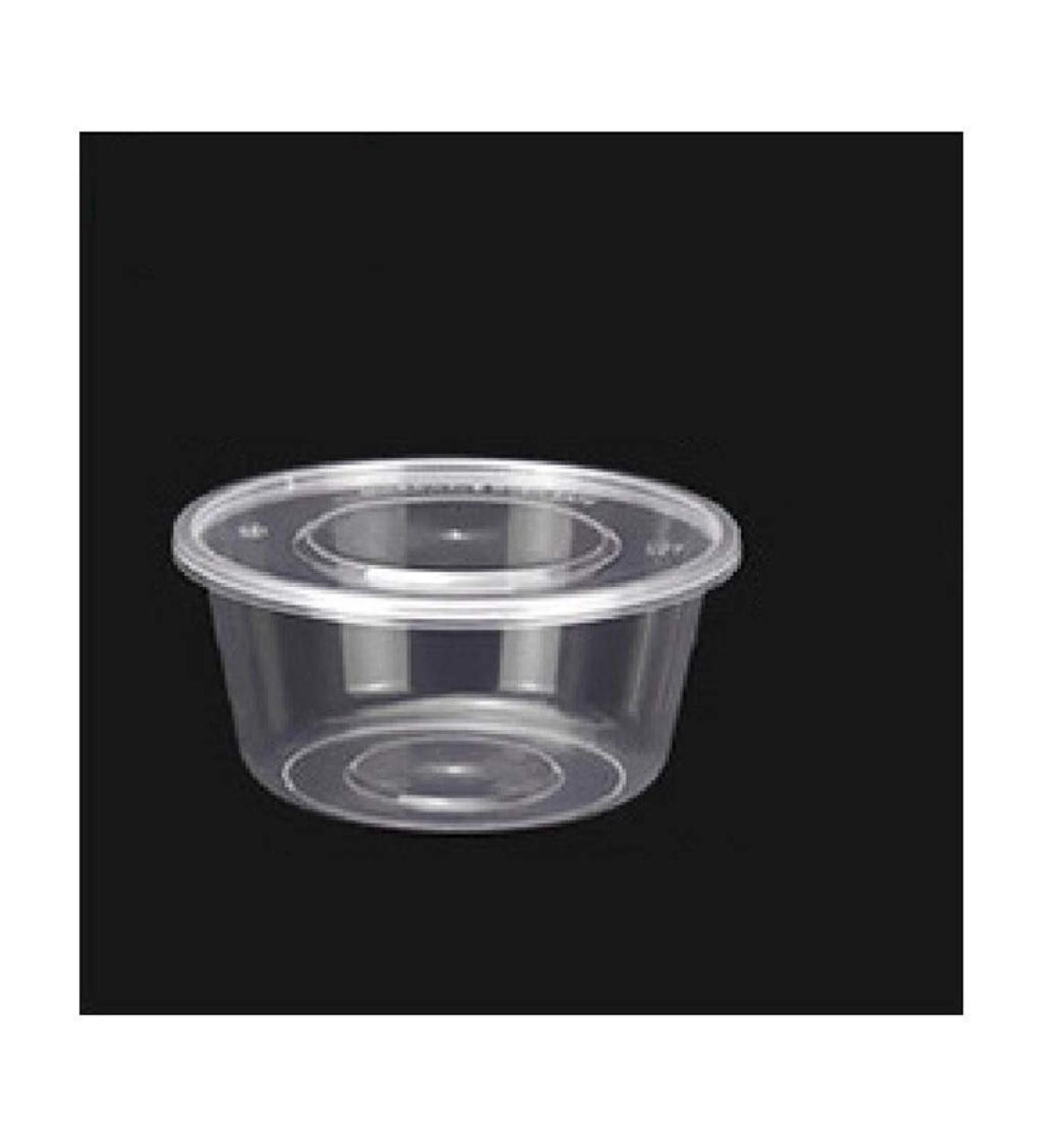 Dinner 600 Boxes Transparent Plastic Disposable Soup Bowls Chutney Bowls Storage Box with Lid Food Containers Fast Food Takeaway Packaging Box 750ML (Color : Black) - Buy Online on GoSupps.com