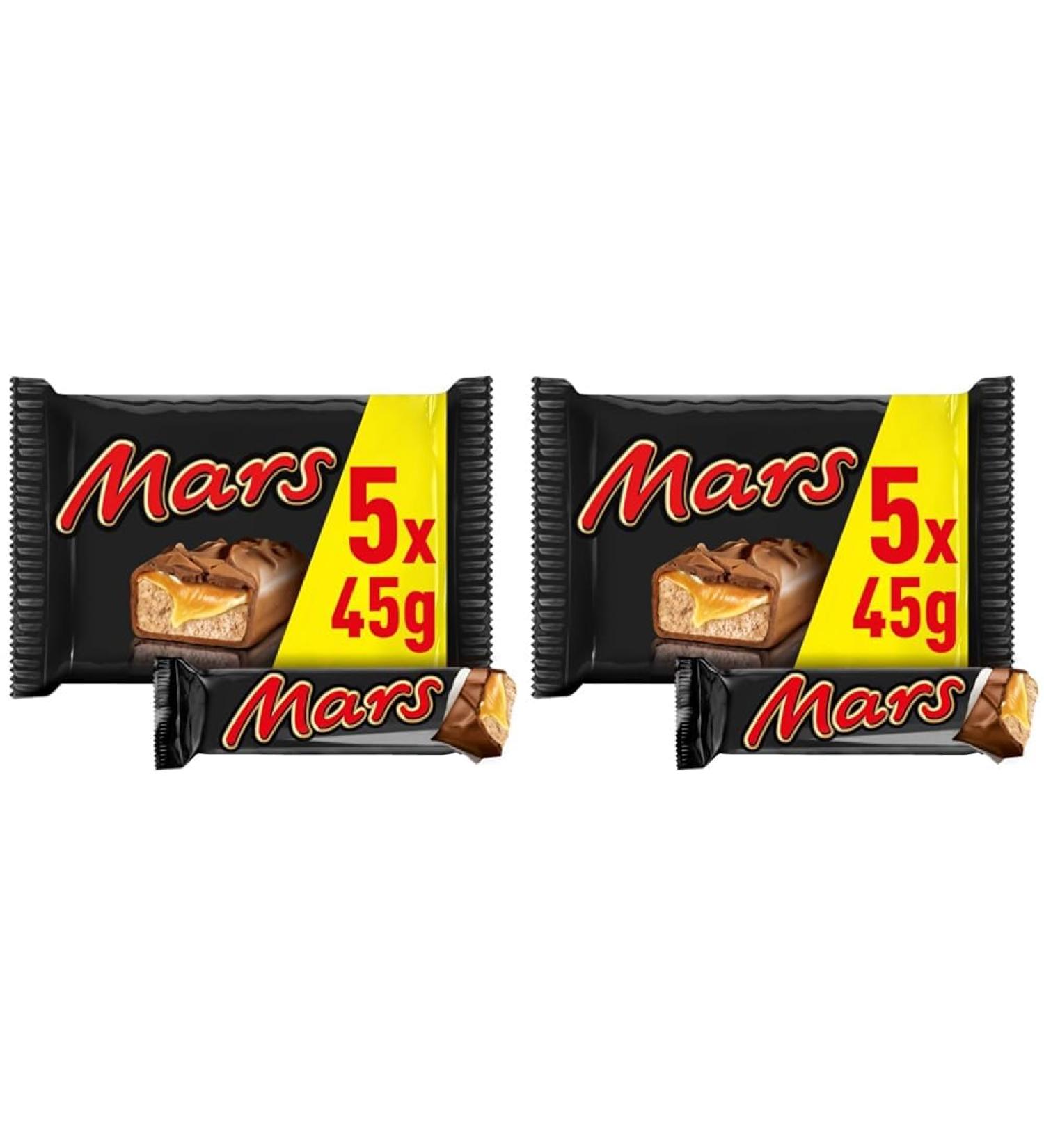Buy Mars Chocolate Bar (Pack of 2) - Delicious Caramel & Chocolate Treats - 225g Each - International Shipping Available - Buy Online on GoSupps.com