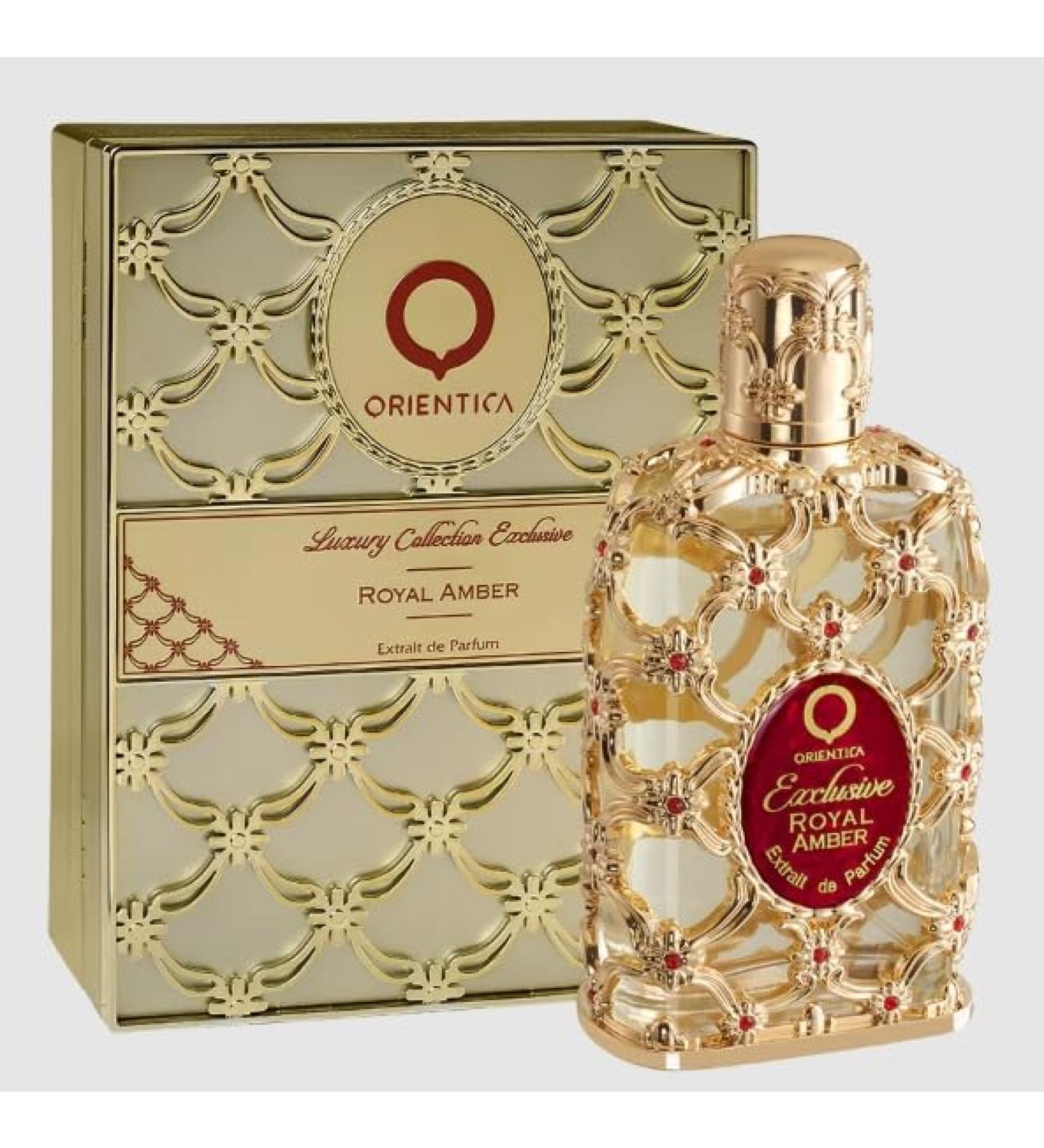 Orientica Luxury Collection Exclusive Royal Amber Extrait de Parfum - 2.7oz/80ml - Gourmand Fragrance for Women Women's Perfume with Notes of Bergamot Melon Vanilla & Pineapple - Buy Online on GoSupps.com