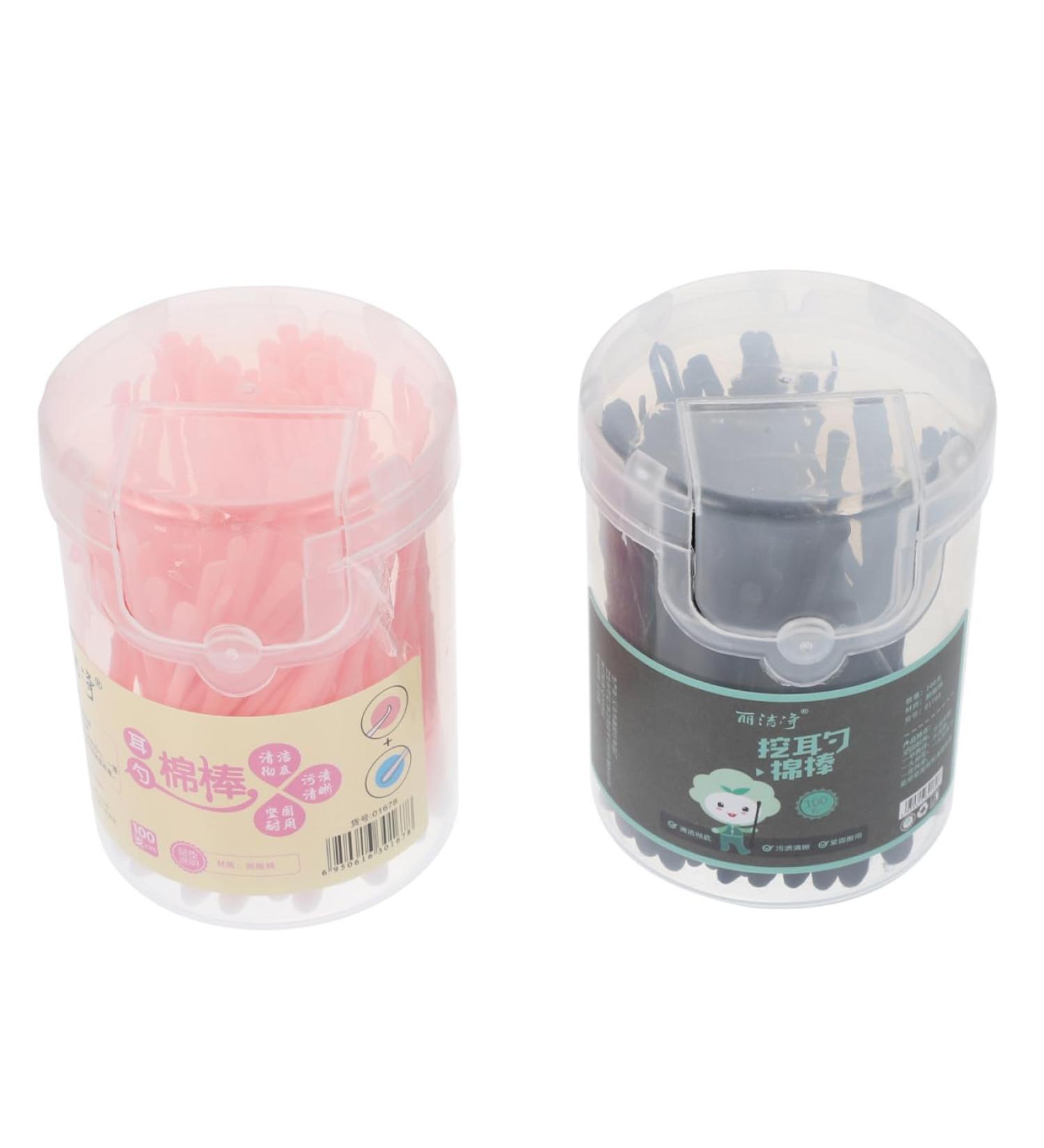 Anneome Ergonomic Removal Tool 200pcs Cotton Swabs Cotton Ear Swabs Ear Cleaning Kit Random Style - Buy Online on GoSupps.com