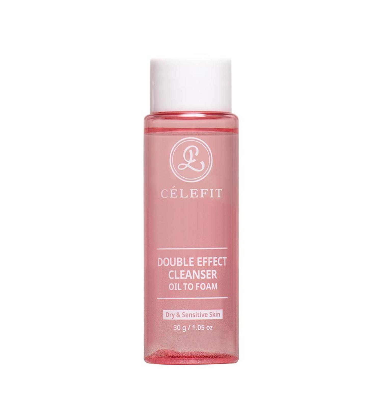 CELEFIT Double Effect Cleanser Oil to Foam Travel Size 1.05 oz - Pack of 1 - Buy Online on GoSupps.com