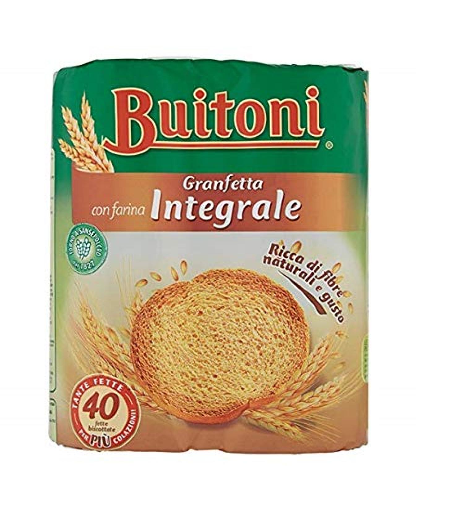 Buitoni Buitoni Granfetta Fat Wholegrain Biscottates with Whole Grain Flour 40% Fat 300g