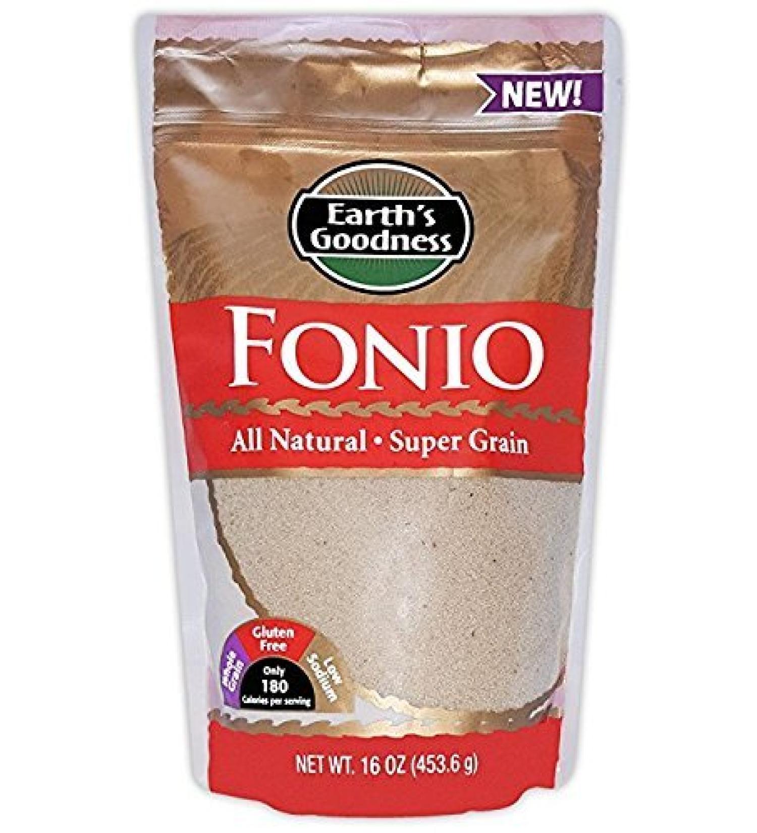 All Natural Fonio Ancient African Super Food Vegan Gluten Free Non GMO Grain Pouch - 16 oz .SINGLE POUCH - Buy Online on GoSupps.com