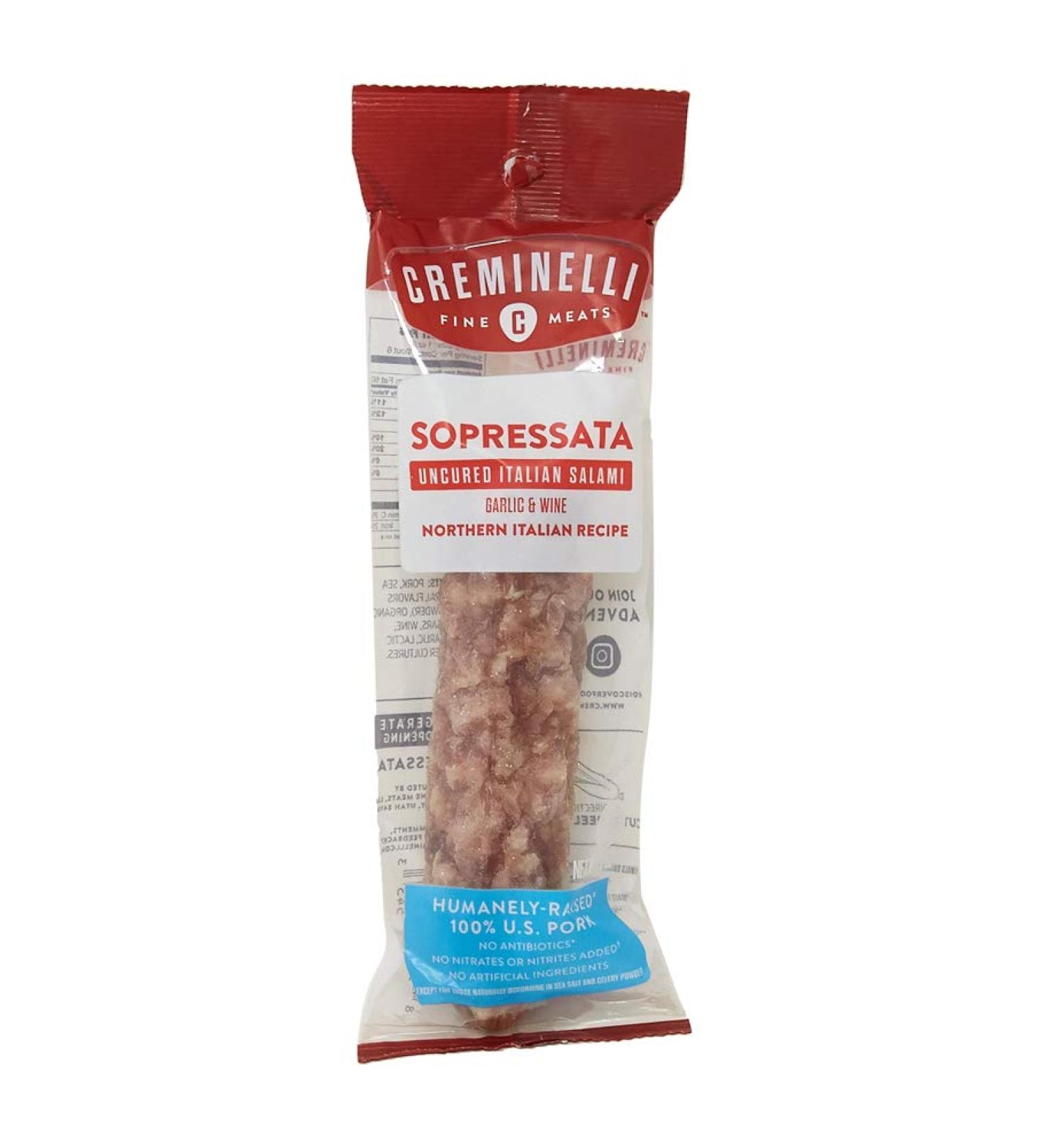 Creminelli Italian Artisan Sopressata 5.5 Ounce - Fine Handcrafted Meats - Buy Online on GoSupps.com