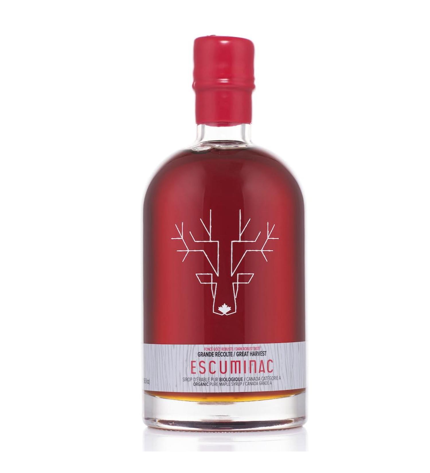 Escuminac Grande R colte Sirop D' rable Canadien Certifi Biologique. Fonc Go t Riche 500 ml. Embouteill la ferme. 100% Pur Non M lang . Origine Unique Traceable. - Buy Online on GoSupps.com