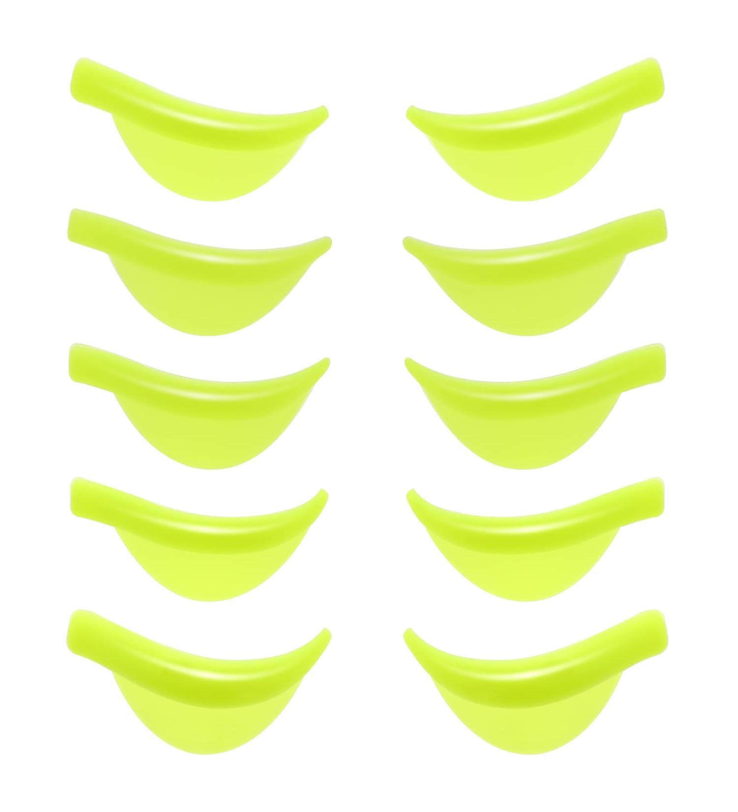 Wllhyf Silikon Curler Pad Set - 10PCs/5 Sizes | Reusable Lash Lift Shields & Soft Perming Pad for C Curl Eyelashes | DIY Beauty Tool - Buy Online on GoSupps.com