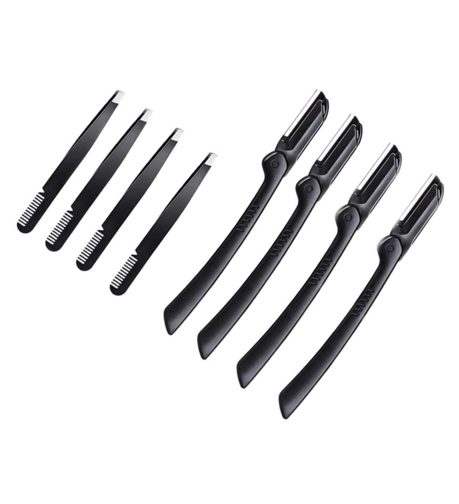 Ipetboom Eyebrow Shaver Set for Women - 4 Pack Facial Hair Remover & Makeup Accessories - Buy Online on GoSupps.com
