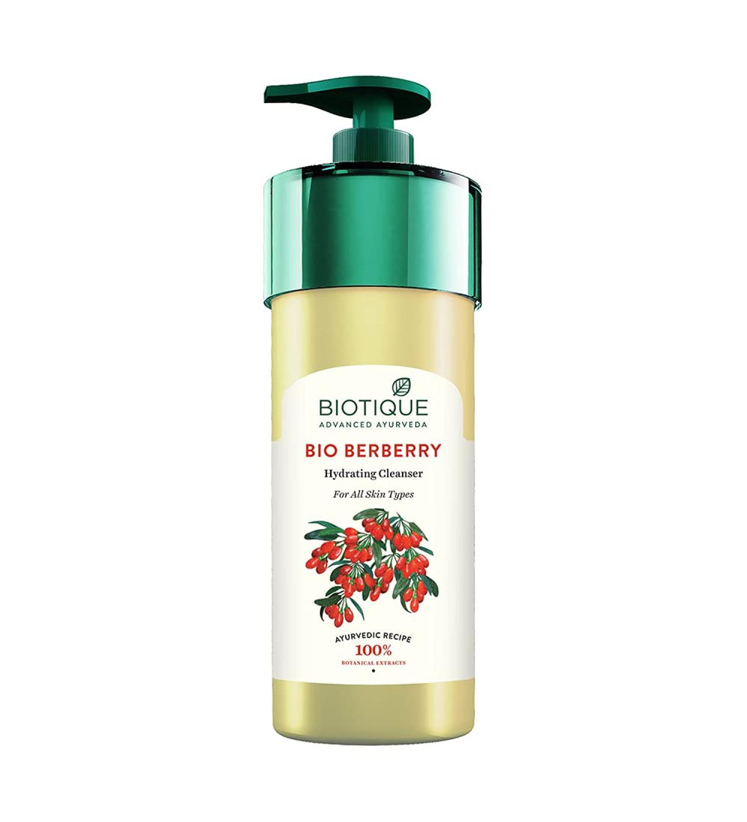 Biotique Bio Berberry Hydrating Cleanser 800ml | All Skin Types | Soft & Smooth Skin - International Shipping Available - Buy Online on GoSupps.com