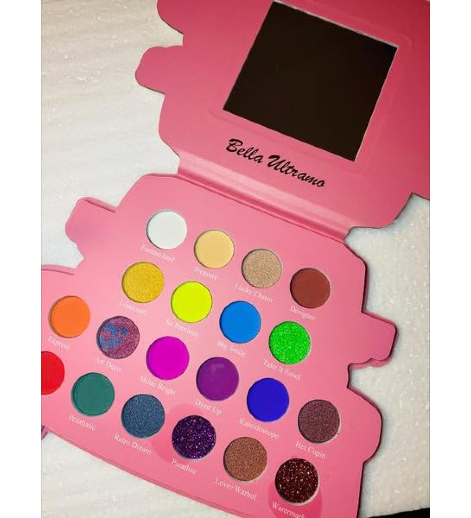 Karol Pop Eyeshadow Palette Pink Colors Cute Makeup Set (Bichota) 0.25 Ounce (Pack of 4)