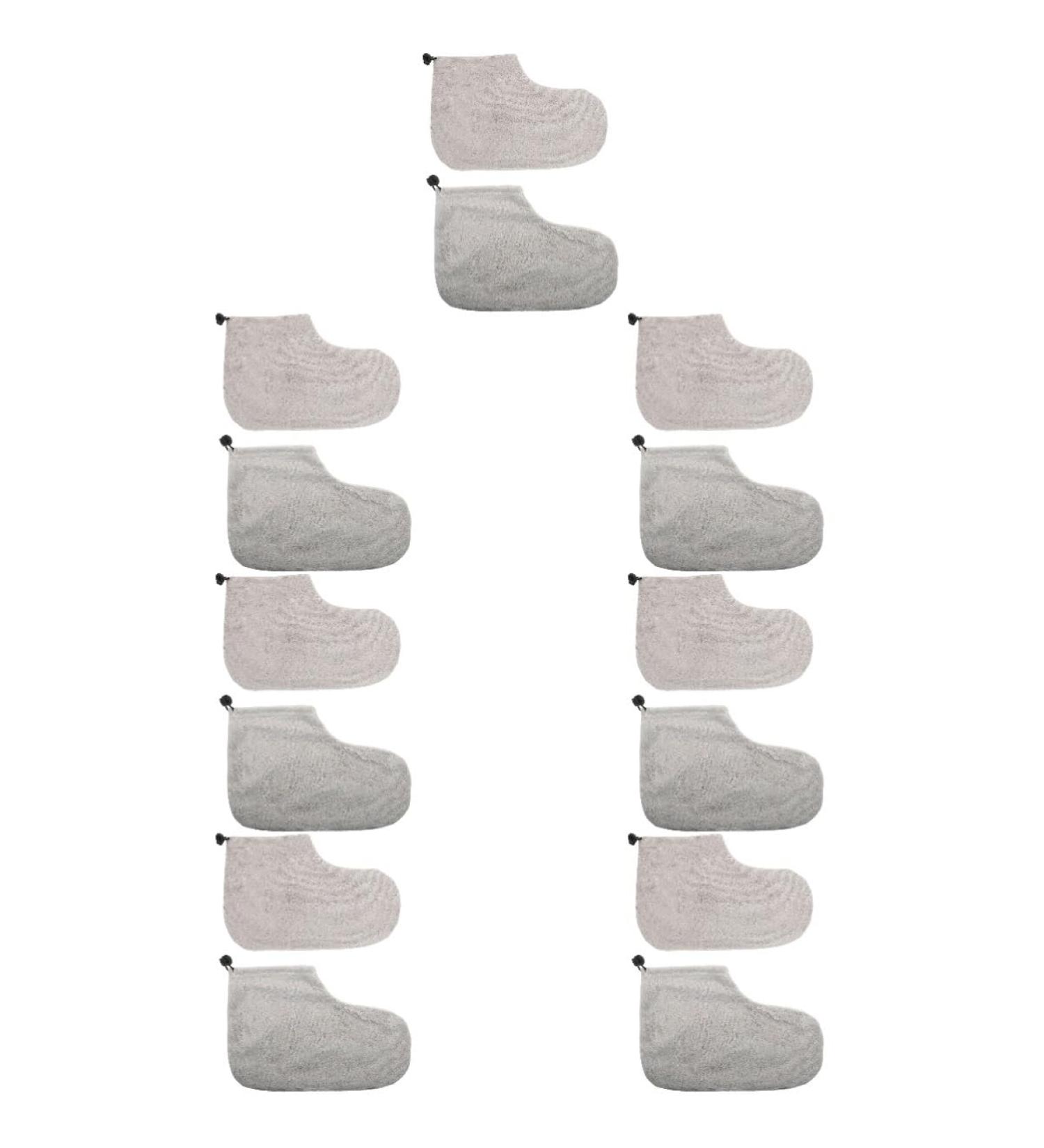 Housoutil 7 Pairs Wax Warm Foot Cover Paraffin Wax Bath Liner Paraffin Wax Gloves and Booties Hot Wax Foot Wax Bath Booties Paraffin Wax Foot Liners Paraffin Bath Sock Spa Cotton 28X20X0.9CMx7pcs Greyx7pcs - Buy Online on GoSupps.com
