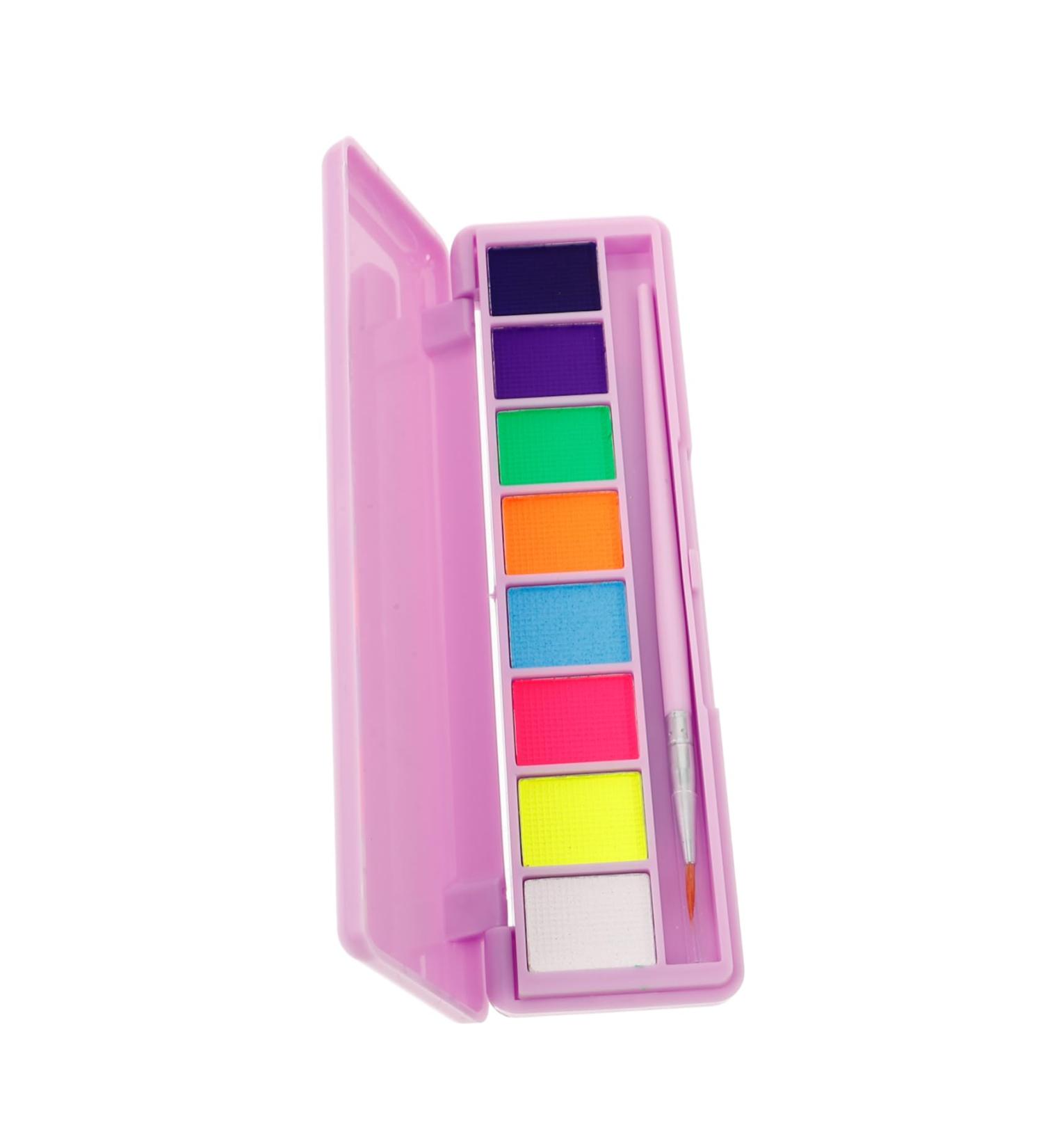 Outanaya 1 Set Graphic Liner Powder Eyeshadow Palettes Water Activated Face Paints Neon Face Paints 1 count (Pack of 1) Multi - Buy Online on GoSupps.com