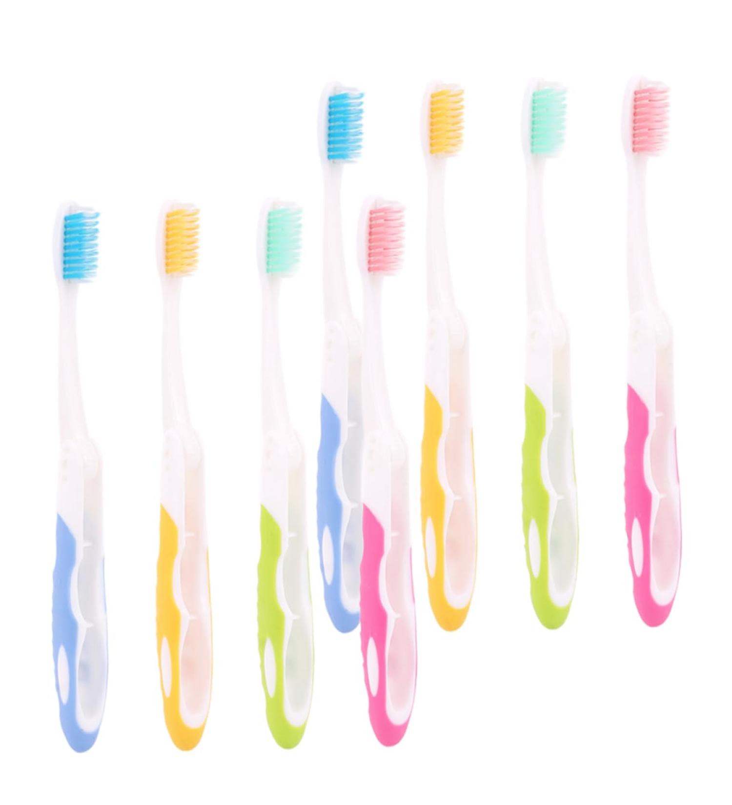 Homsfou 8th Foldable Toothbrush - Ergonomic Travel Toothbrush in Blue | Portable & Easy to Use Caterpillar Design for International Shipping - Buy Online on GoSupps.com