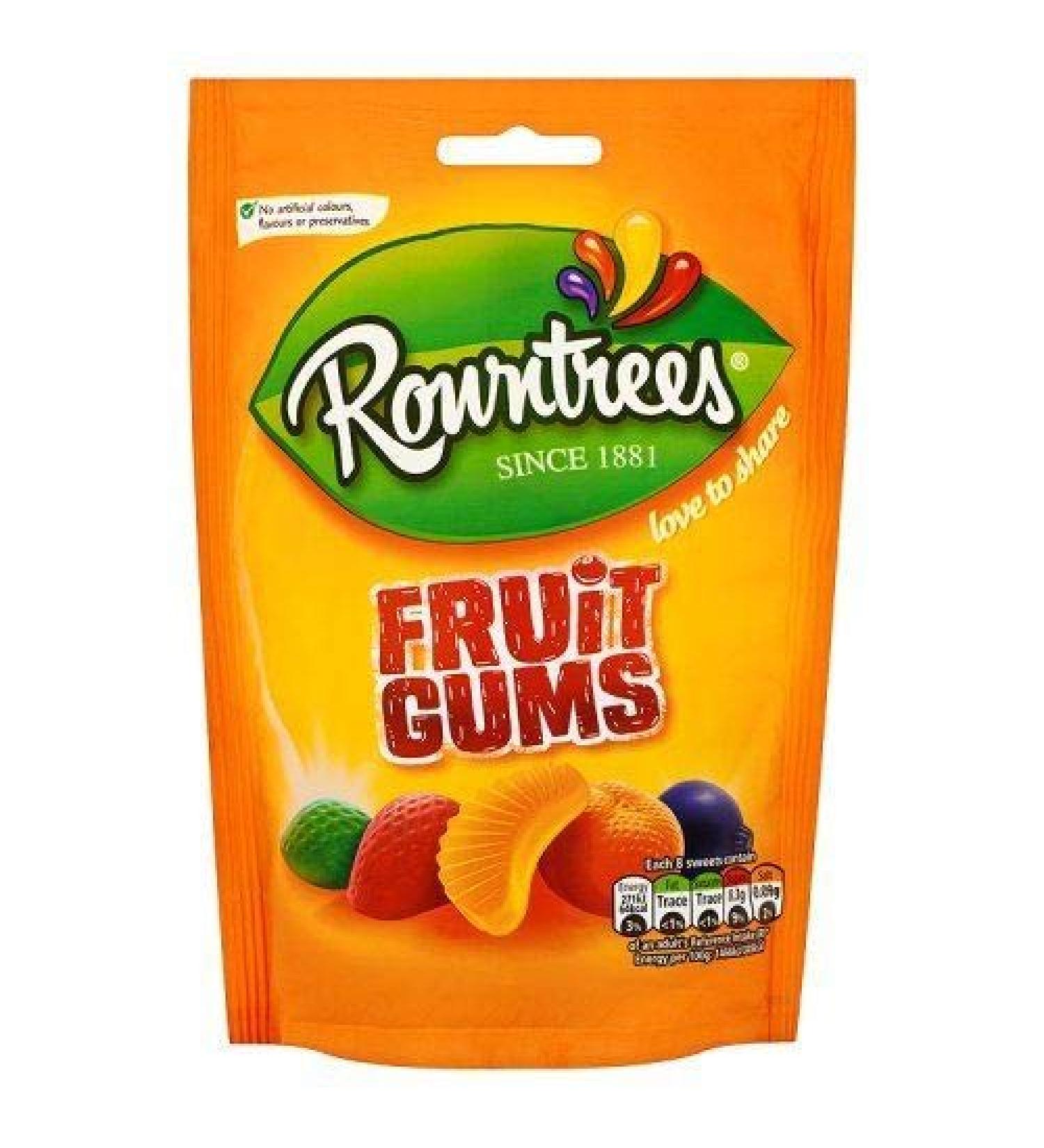 Rowntrees Gomme au Fruits - 120 g - Lot de 6