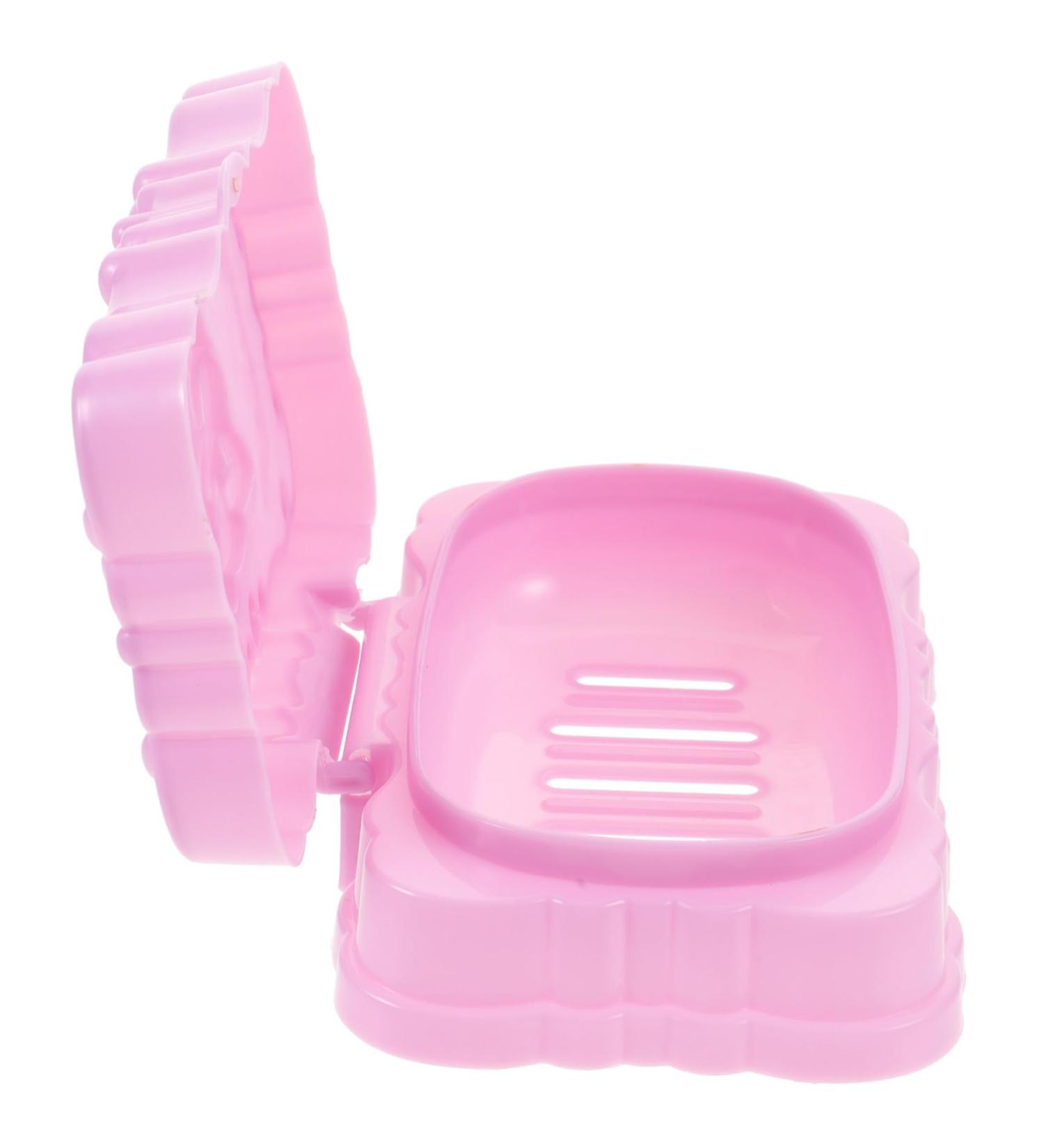 Ciieeo 1pc Box Soap Holder Travel Bar Soap Container Travel Soap Container Soap Cases Bathroom Oragnizer Soap Dish Holder Flower Pattern Soap Dish No Punching Soap Box Water Filter - Buy Online on GoSupps.com