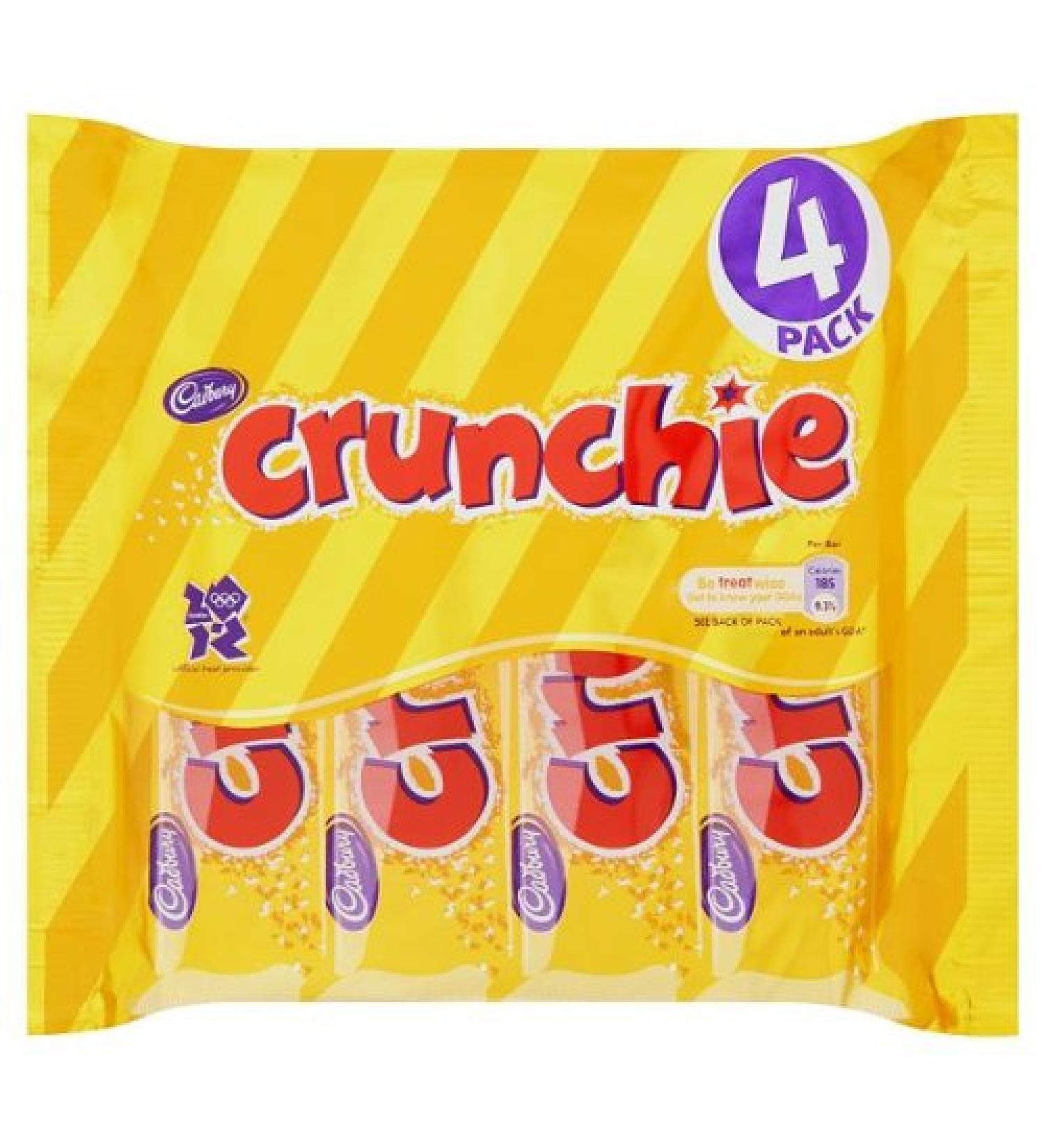 Cadbury Cadbury Crunchie Set of 4 packs of 10 x 160 g