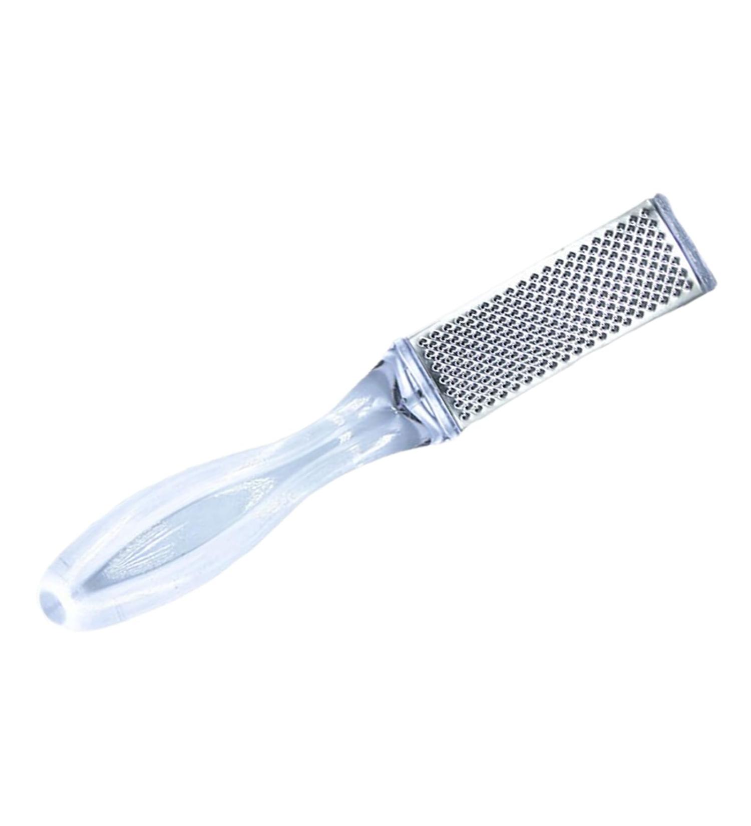 Pedicure File Double Sided Stainless Steel Feet Exfoliator Easy Grip Handle Foot Rasp File for Women Men Foot Care Dead Skin Dry Cracked - Buy Online on GoSupps.com