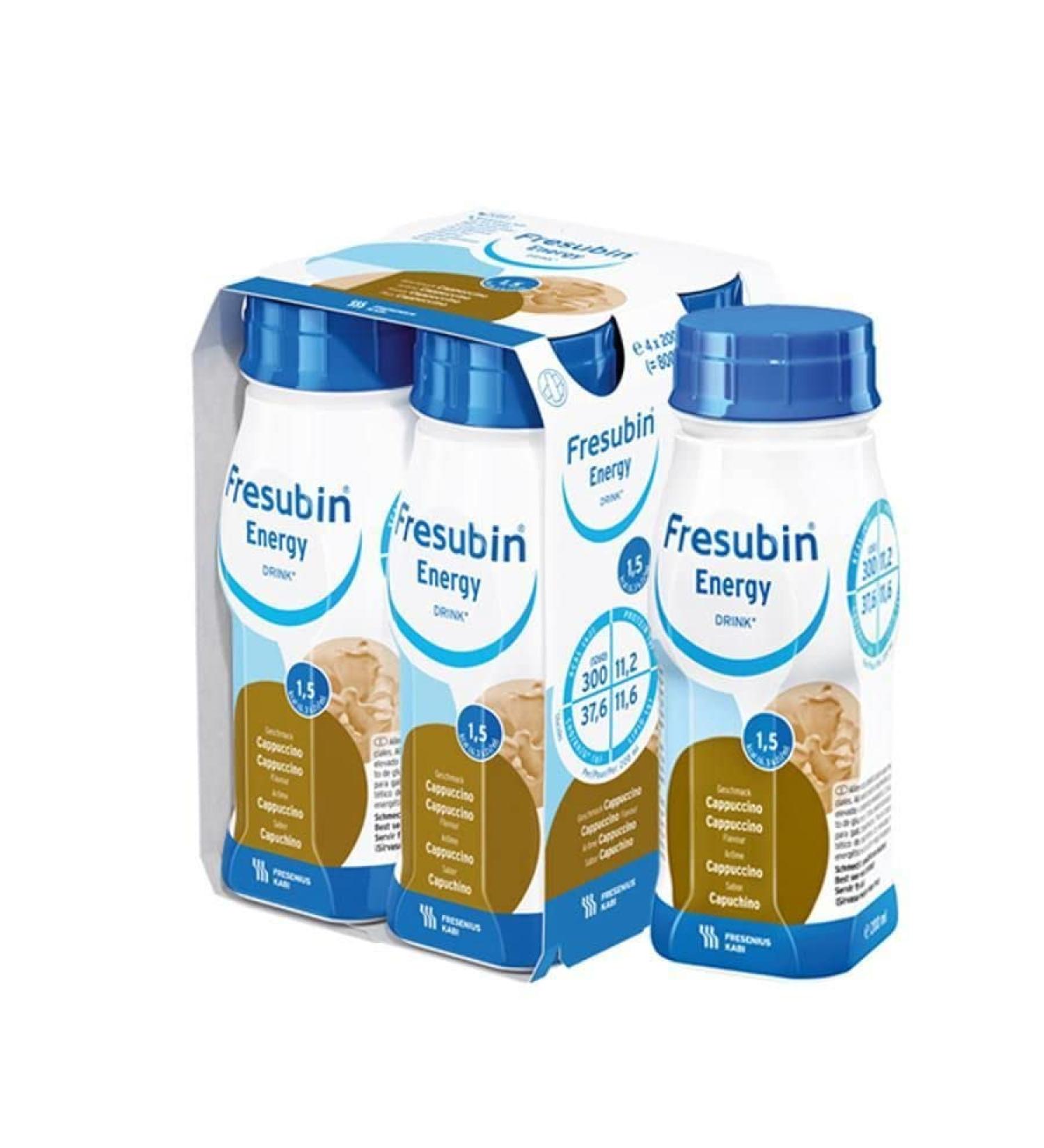 fresenius FRESUBIN ENERGY DRINK 200 ML 24 CAPPUCHINO bottles