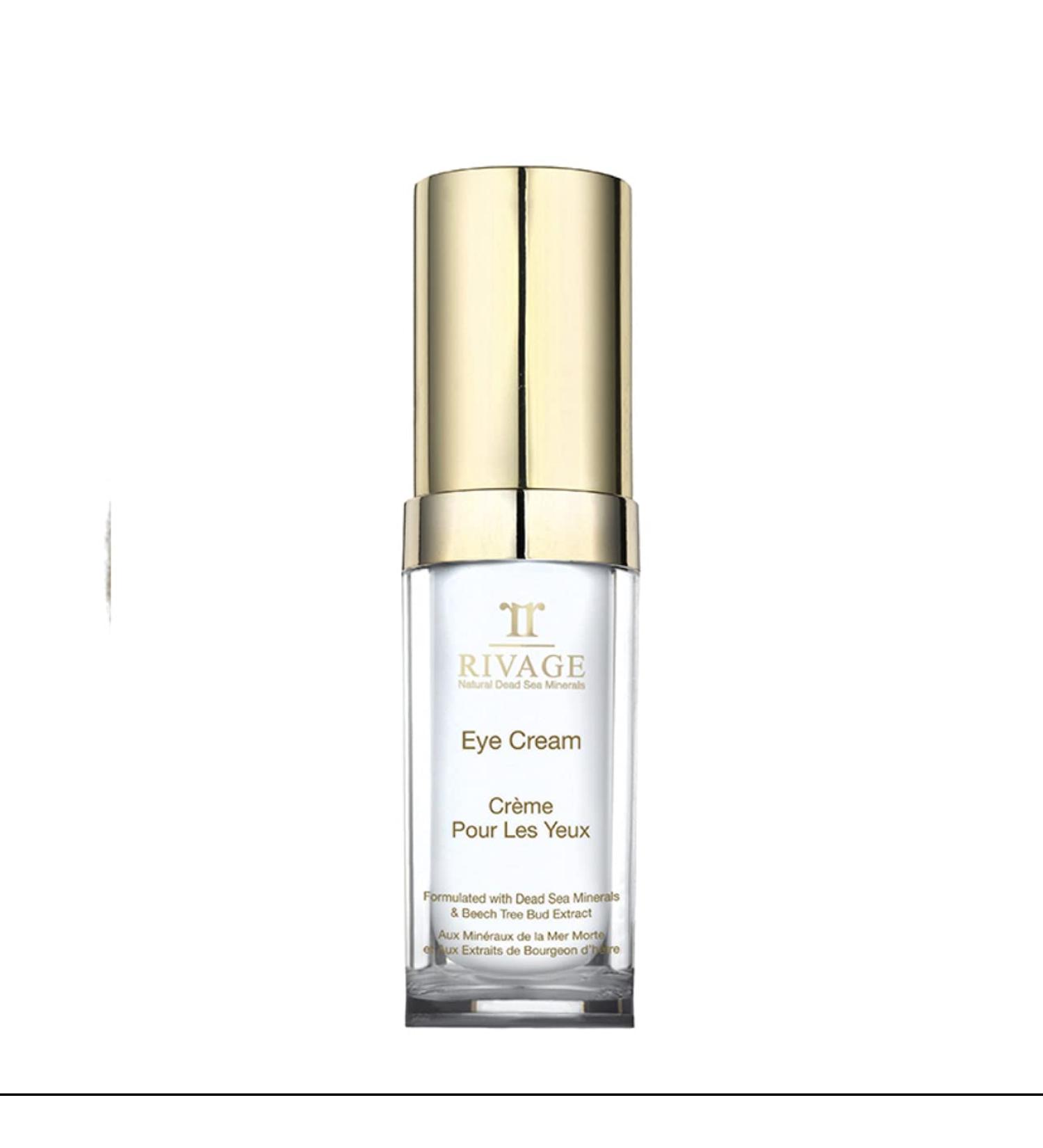 RIVAGE NATURAL Dead Sea Minerals Eye Cream 20ml | Vegan Friendly | Enhanced with Dead Sea Salt and Beech Tree Bud Extract - Buy Online on GoSupps.com