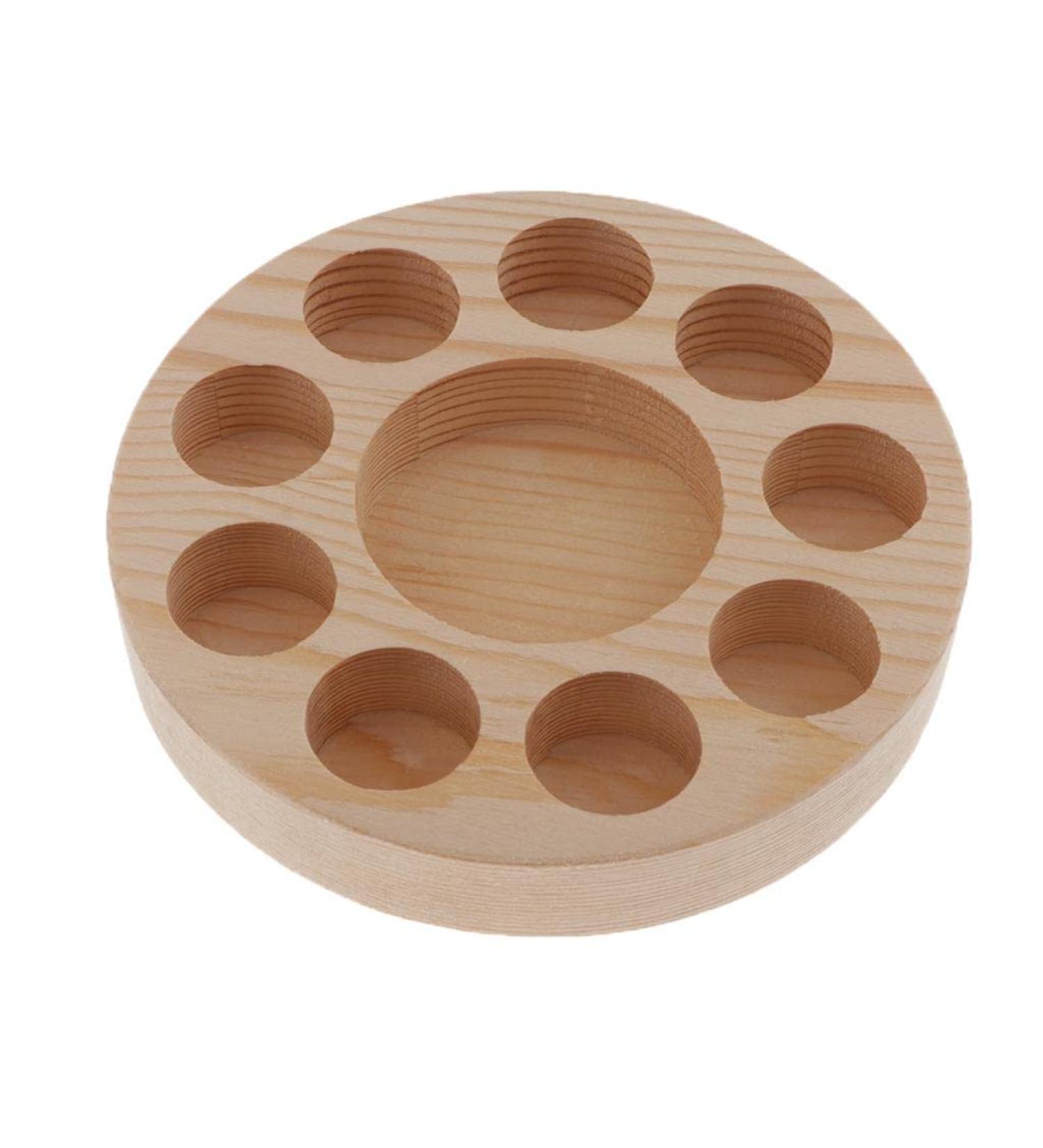Aromatherapy Gift Holder - Wooden Essential Oils Storage Display for Fragrance & Nail Polish | International Shipping - Buy Online on GoSupps.com