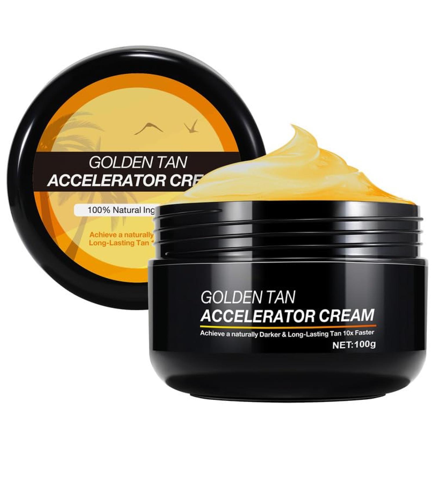 Tanning Accelerator 100g Tan Enhancers & Accelerators for Sun Tanning Cream Effective in Sun-Beds & Outdoor Sun - Buy Online on GoSupps.com