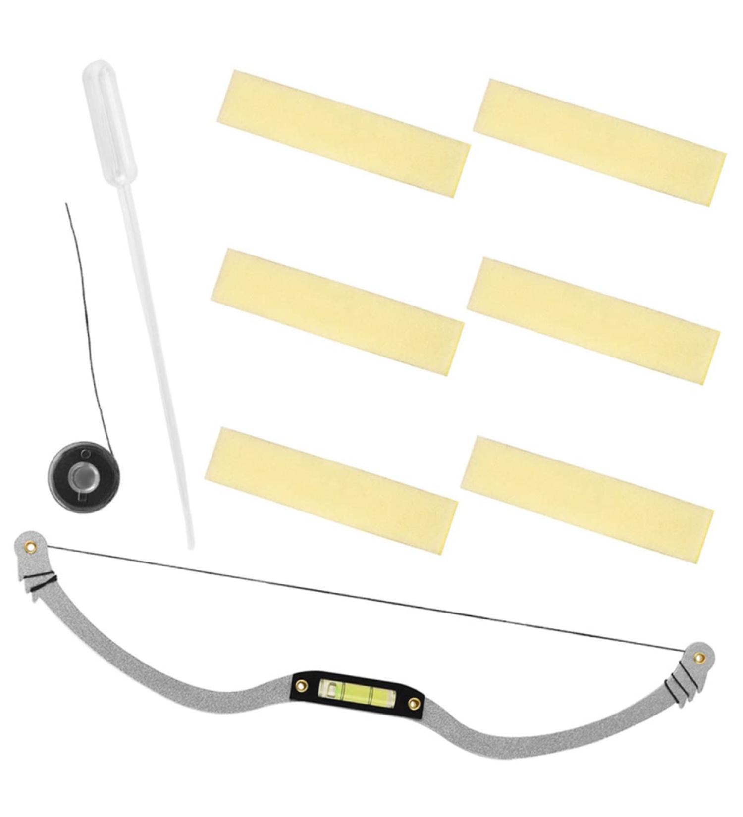 Angoily 3 sets Measure Measuring Bow Bow-shaped Shaping Eyebrow Kit Shaper Mapping Corrector Level Tool 22.5x4.3cmx3pcs Silverx3pcs - Buy Online on GoSupps.com