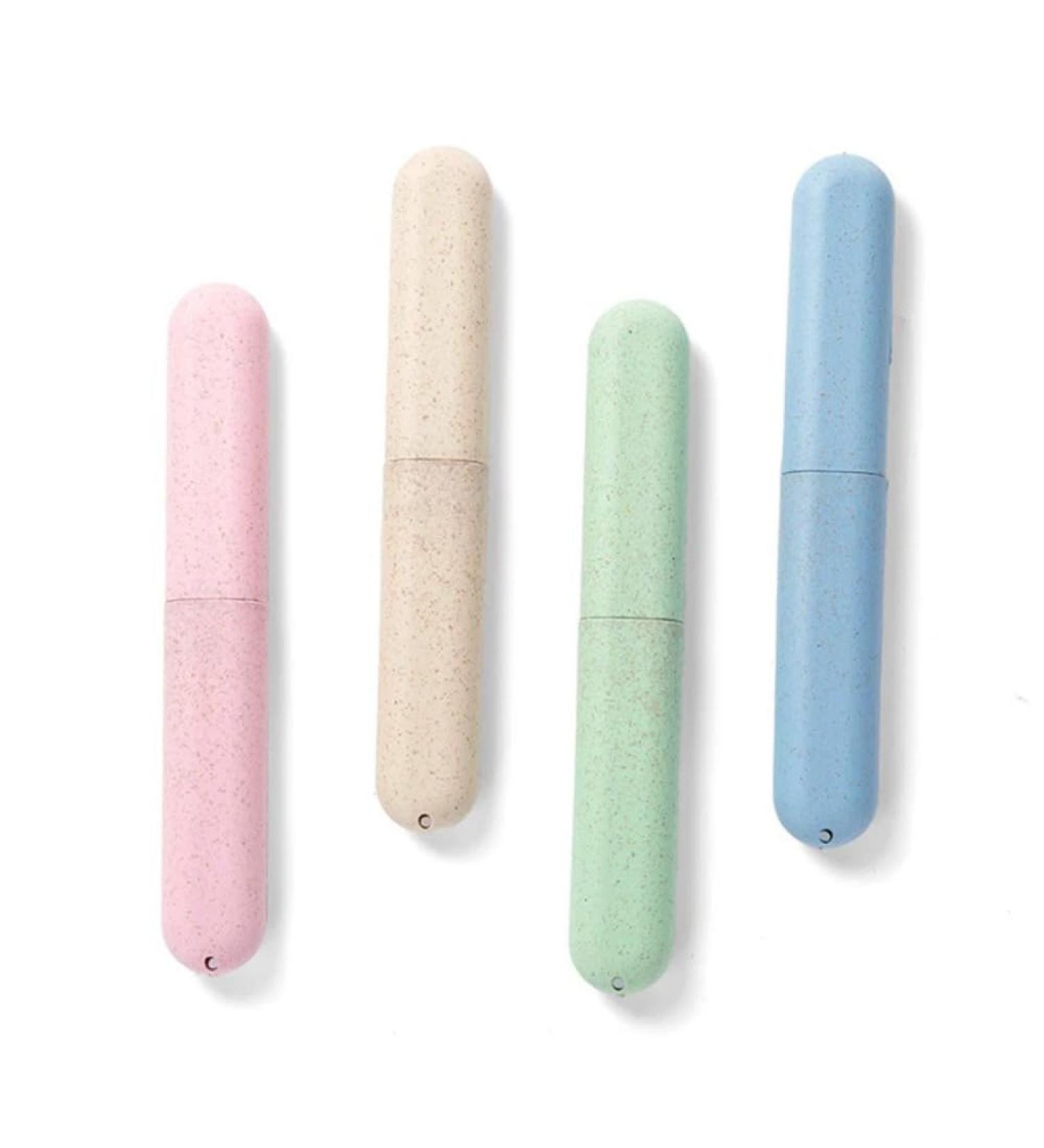 Anicy 4 Pack Toothbrush Case - Portable Travel Toothbrush Holder for Home Hiking and Camping - Best Travel Accessory for Oral Care - Buy Online on GoSupps.com