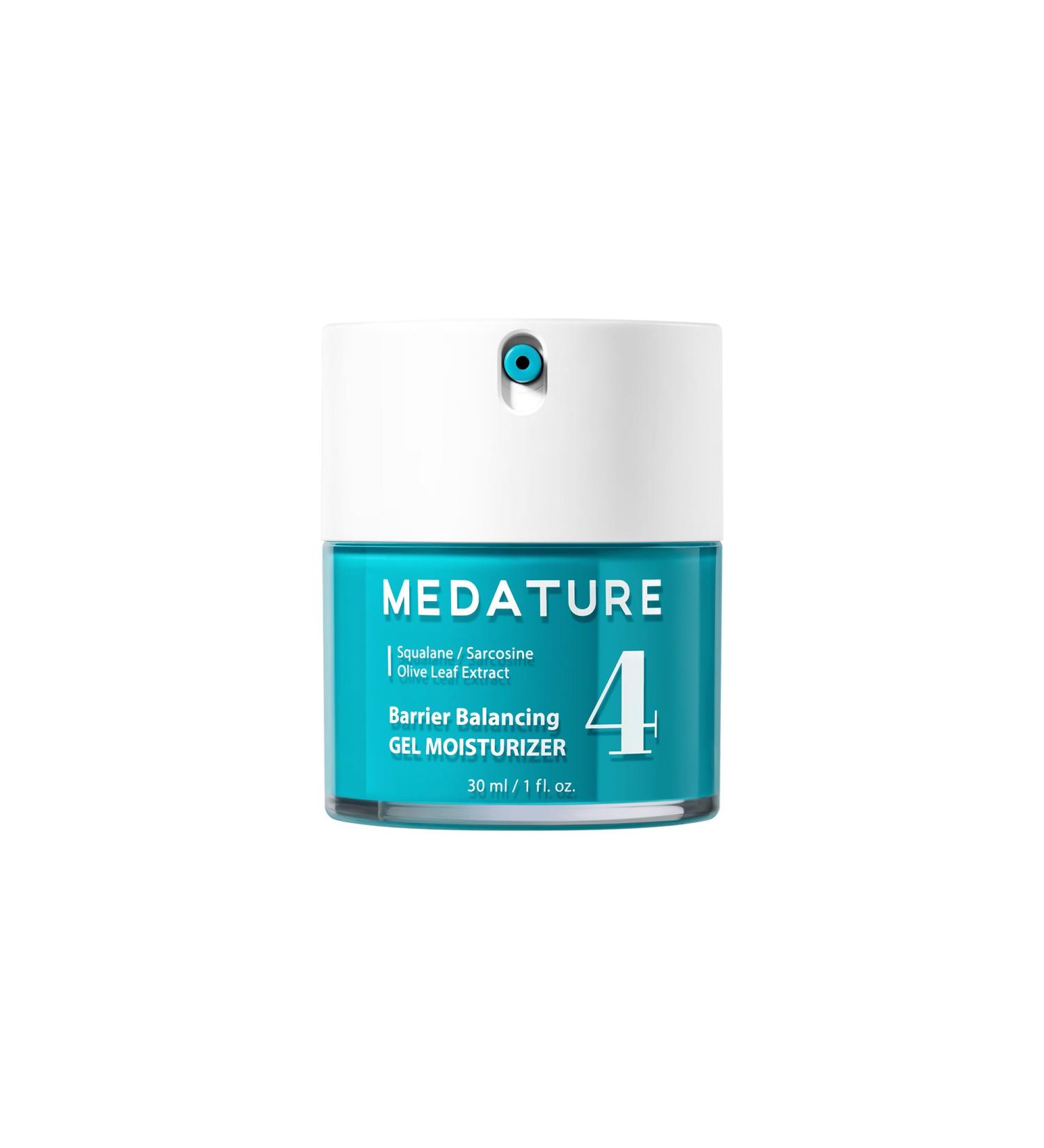 Medature Barrier Balancing Gel Moisturizer For Combination to Oily Skin Balances Skin Barrier Contains Squalane Sarcosine Niacinamide & Olive Leaf Extract - Buy Online on GoSupps.com