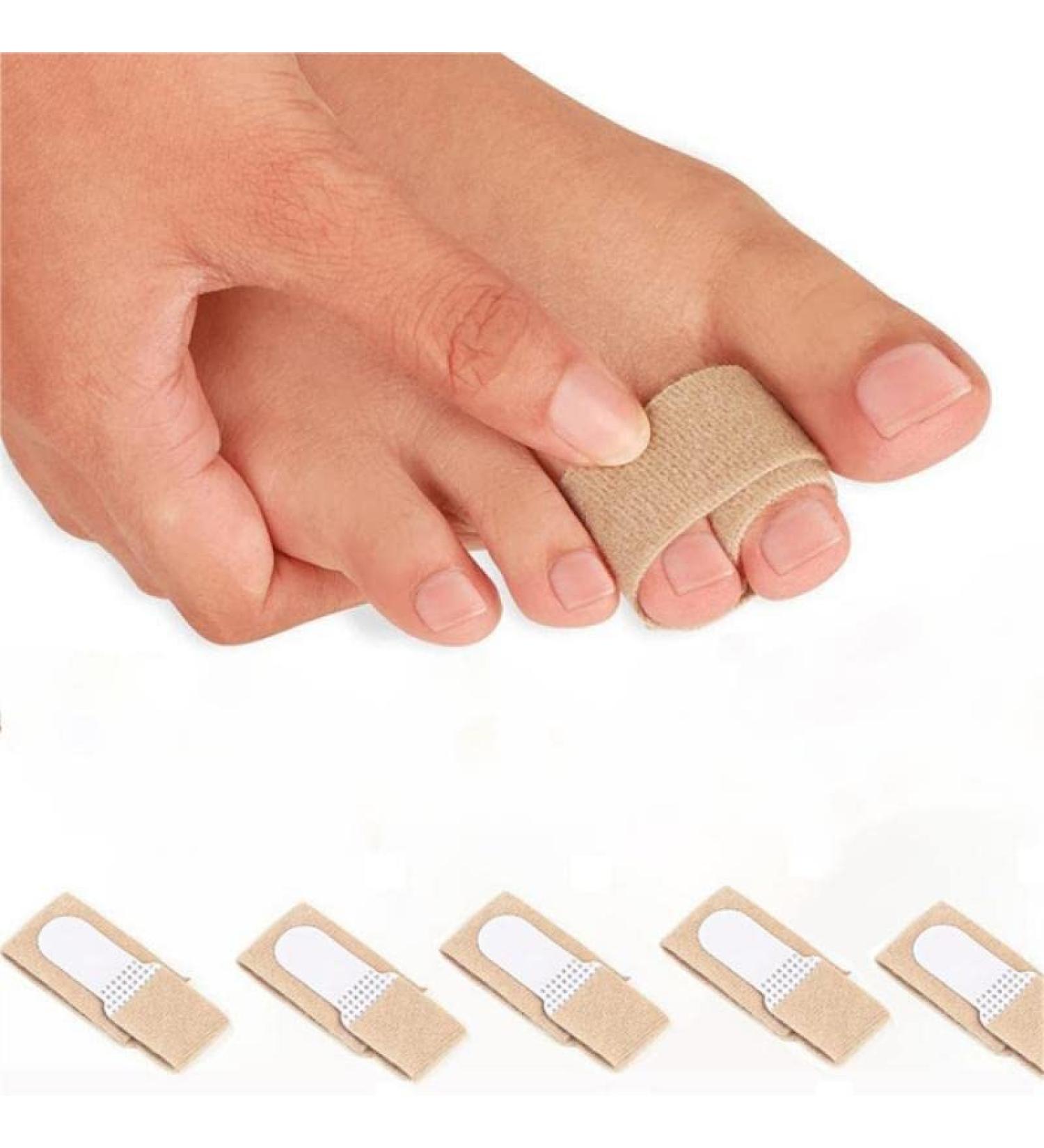 Carolhome 5 Pack Toe Wraps Splints - Toe Protectors & Correctors for Crooked and Overlapping Toes - Toe Spacer Bunion Corrector - Men and Women - Buy Online on GoSupps.com
